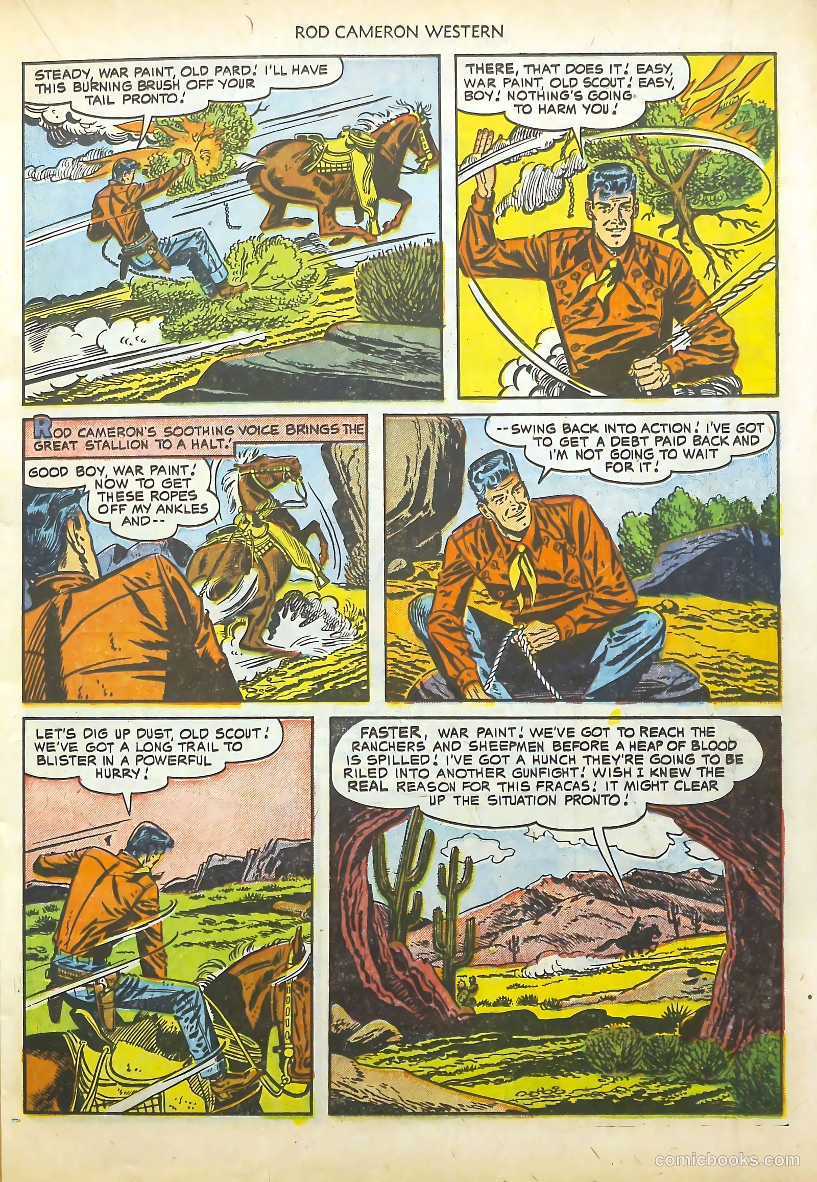 Rod Cameron Western #13 (1952) — page 15 of 36
