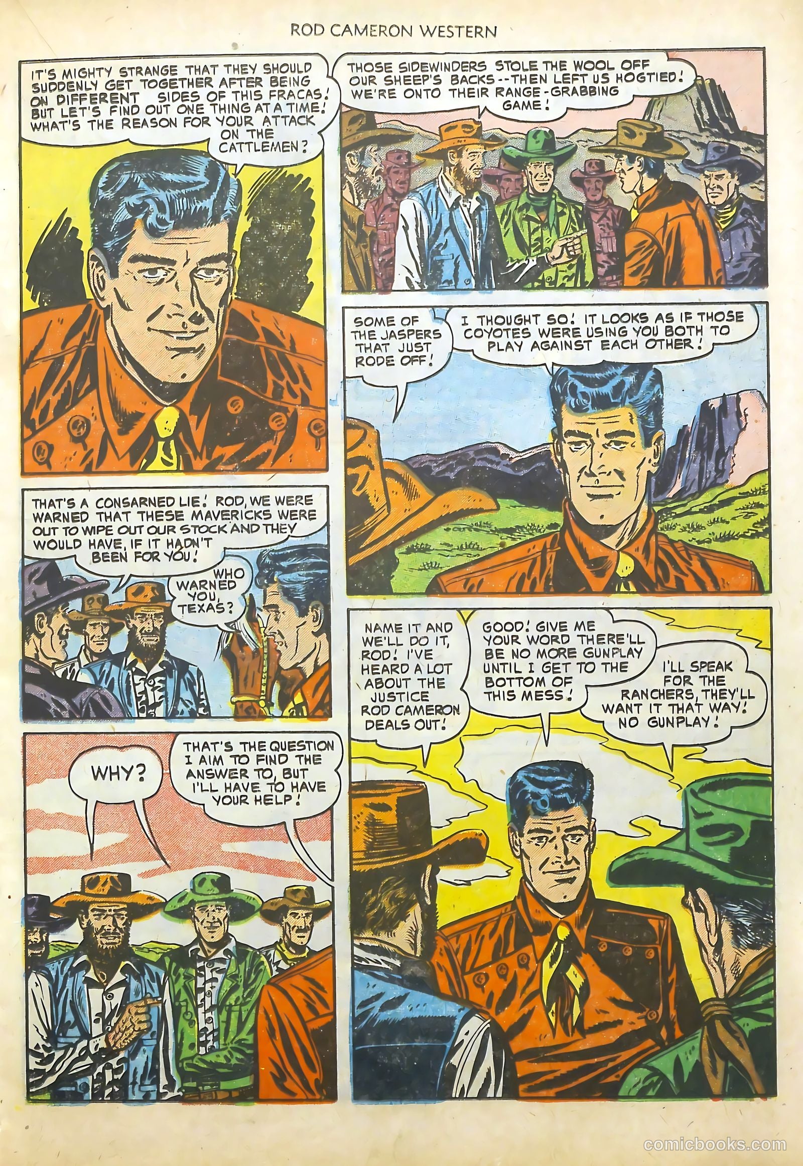 Rod Cameron Western #13 (1952) — page 17 of 36