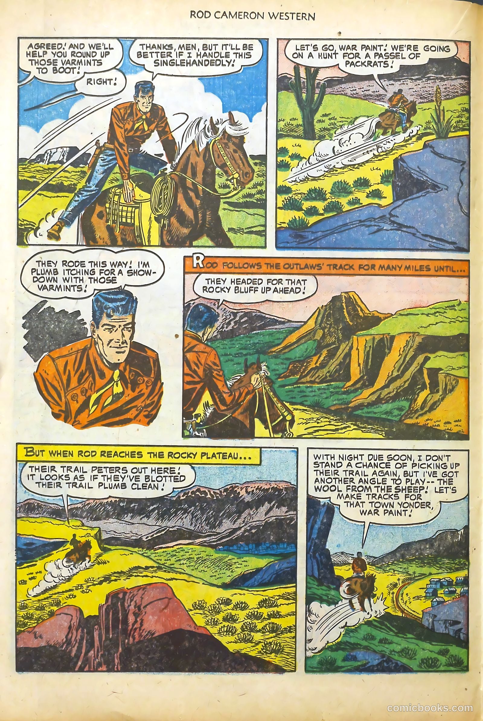 Rod Cameron Western #13 (1952) — page 18 of 36