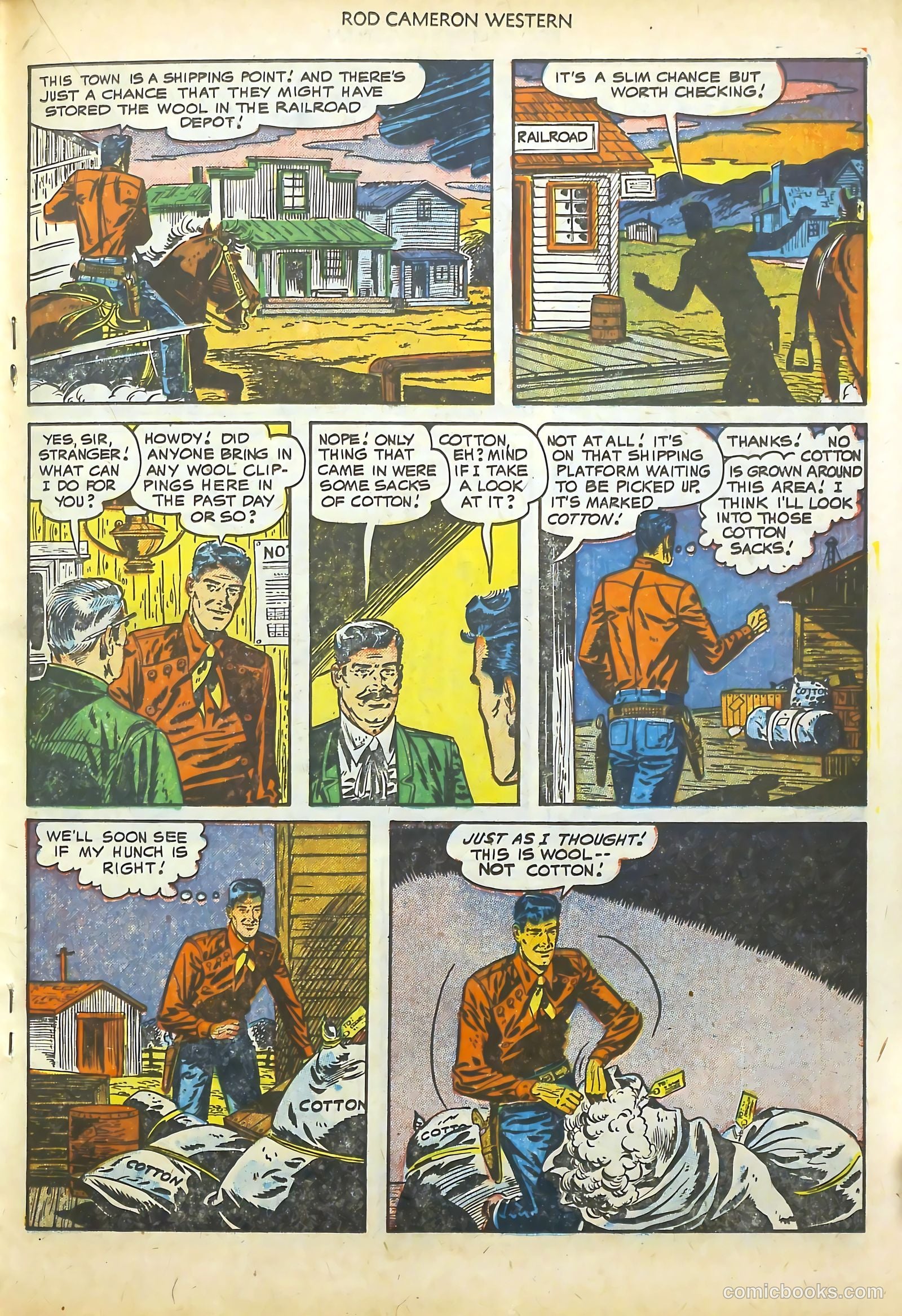 Rod Cameron Western #13 (1952) — page 19 of 36