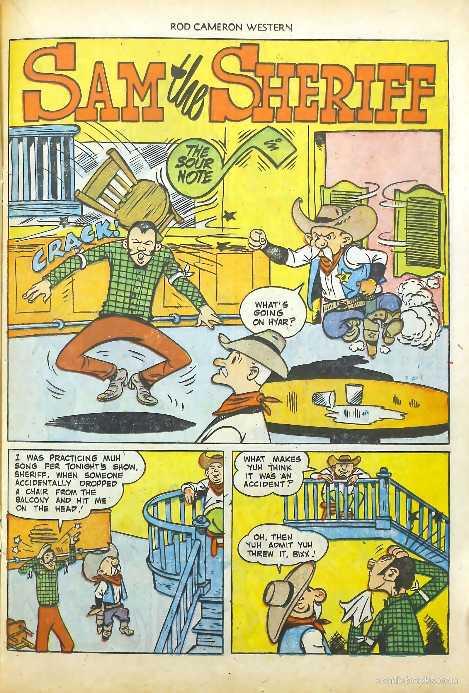 Rod Cameron Western #13 (1952) — page 21 of 36