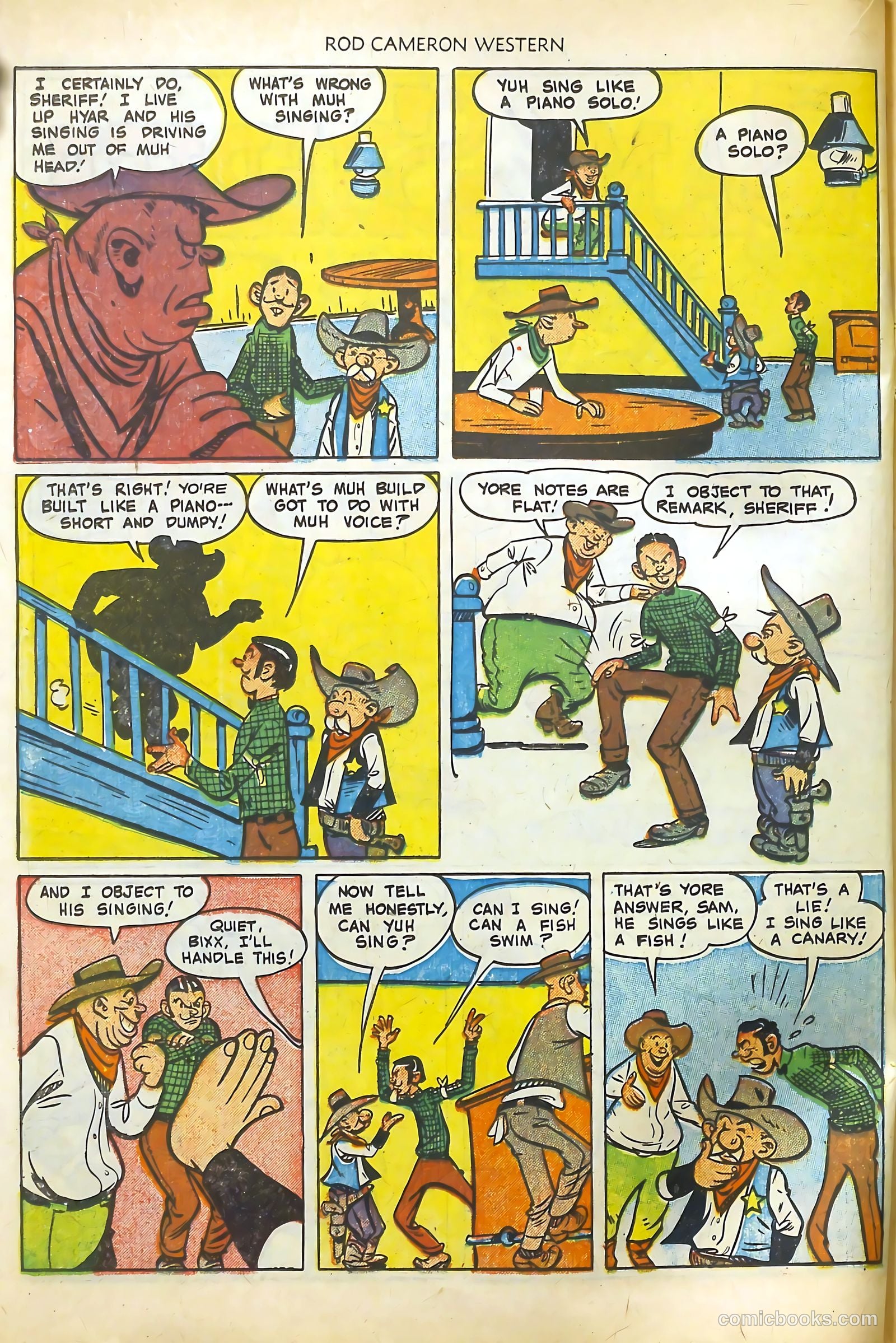 Rod Cameron Western #13 (1952) — page 22 of 36