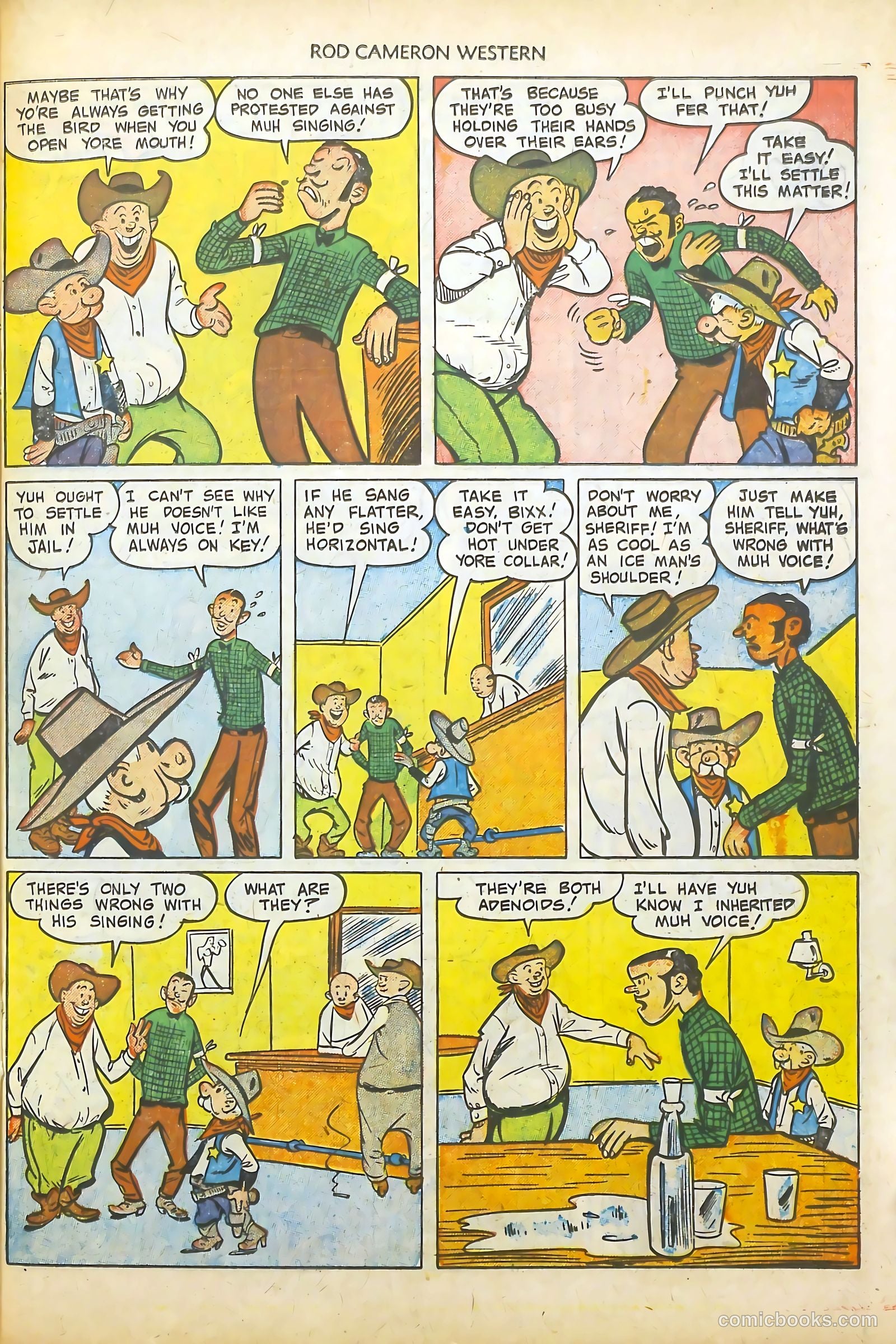 Rod Cameron Western #13 (1952) — page 23 of 36