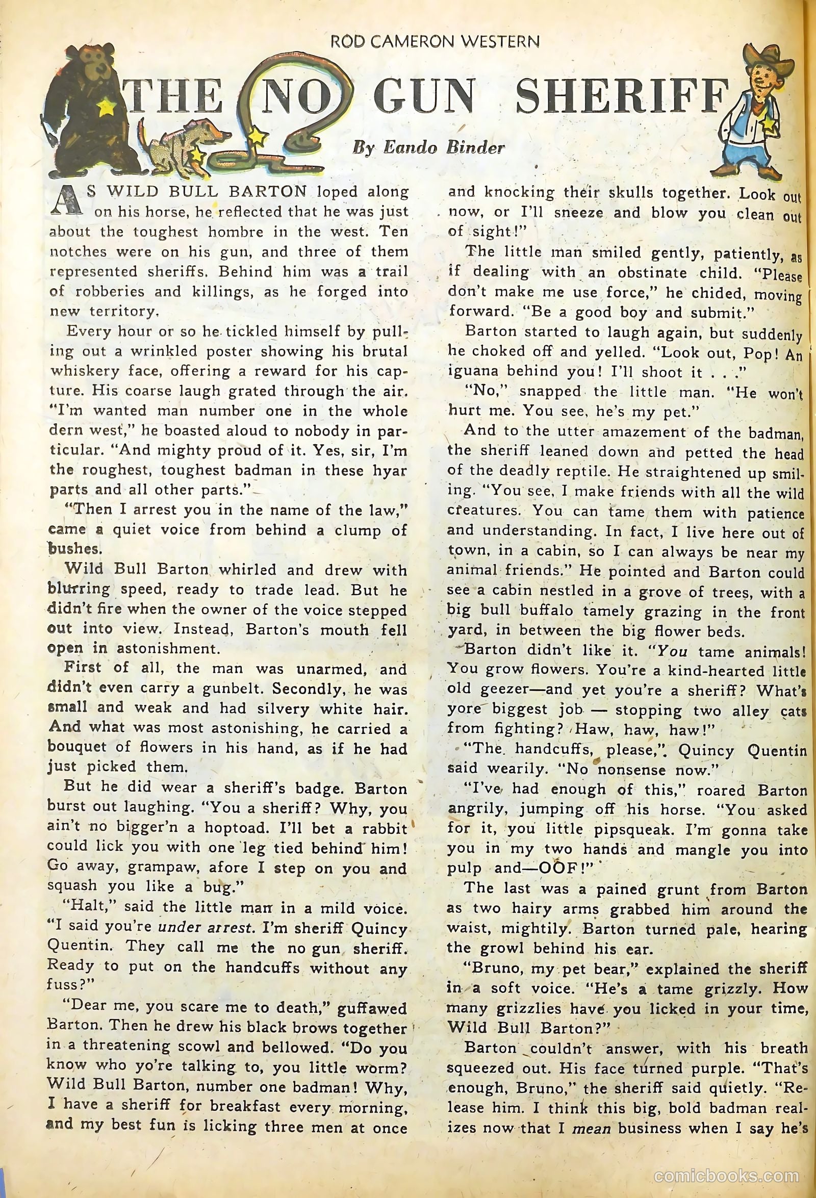 Rod Cameron Western #13 (1952) — page 26 of 36