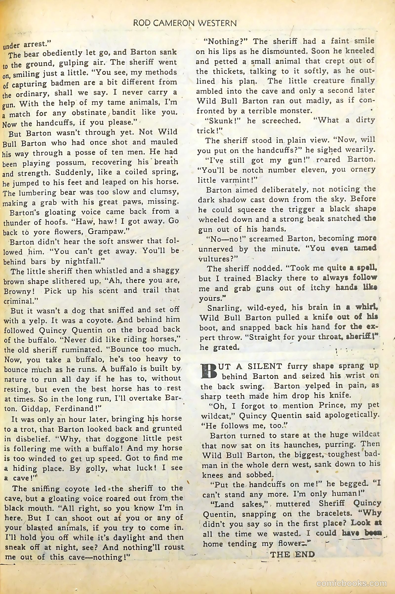 Rod Cameron Western #13 (1952) — page 27 of 36