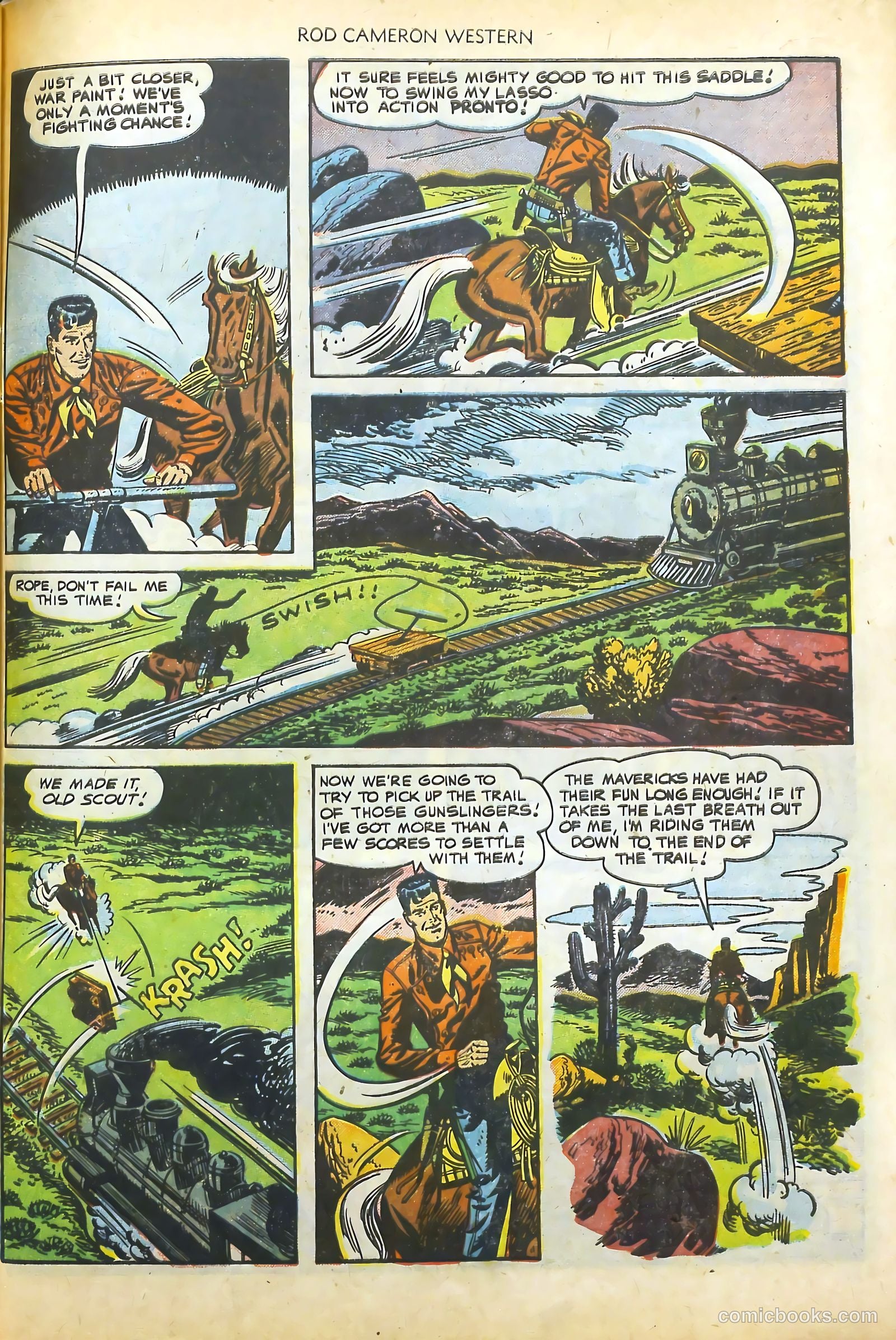 Rod Cameron Western #13 (1952) — page 29 of 36