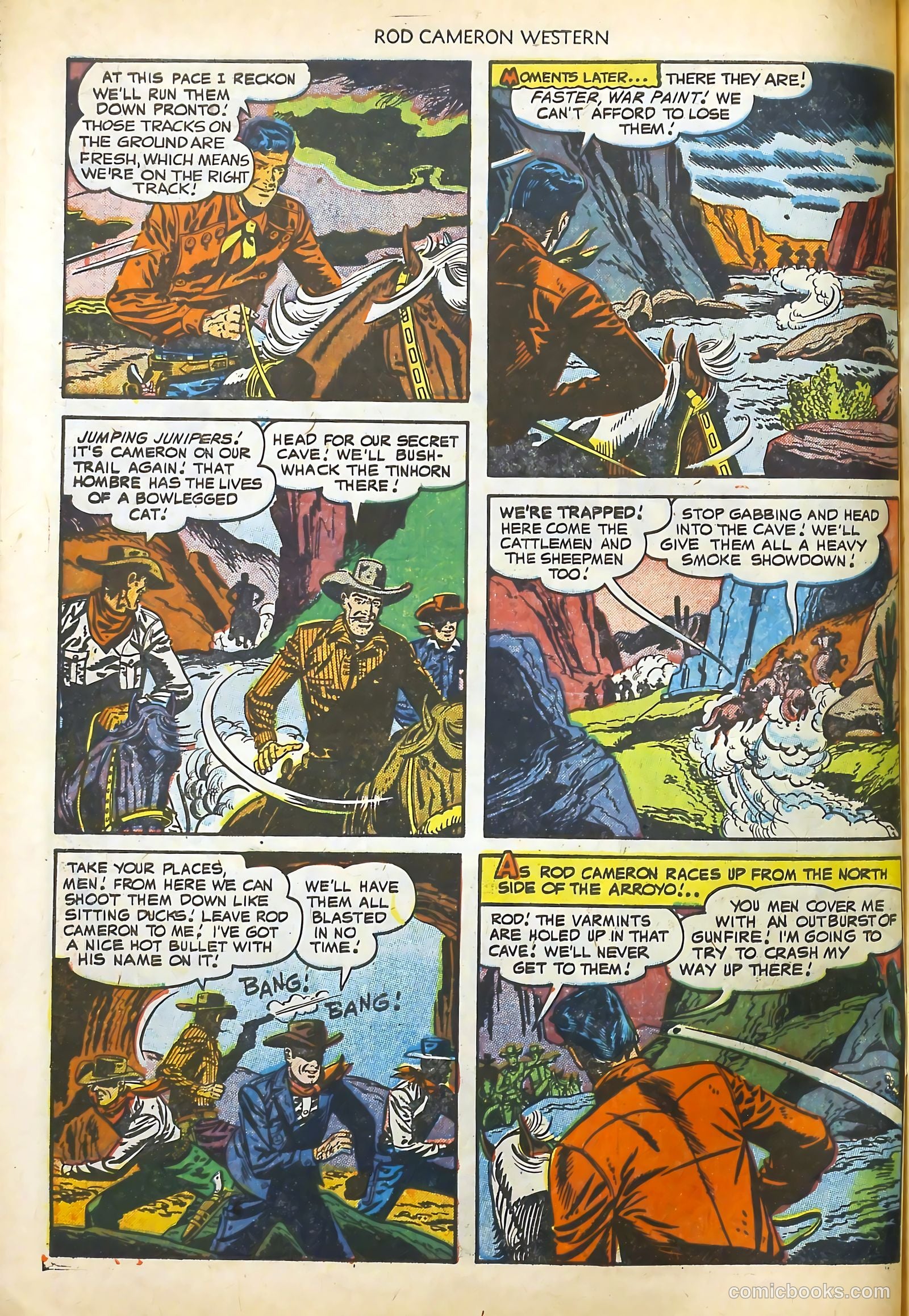 Rod Cameron Western #13 (1952) — page 30 of 36