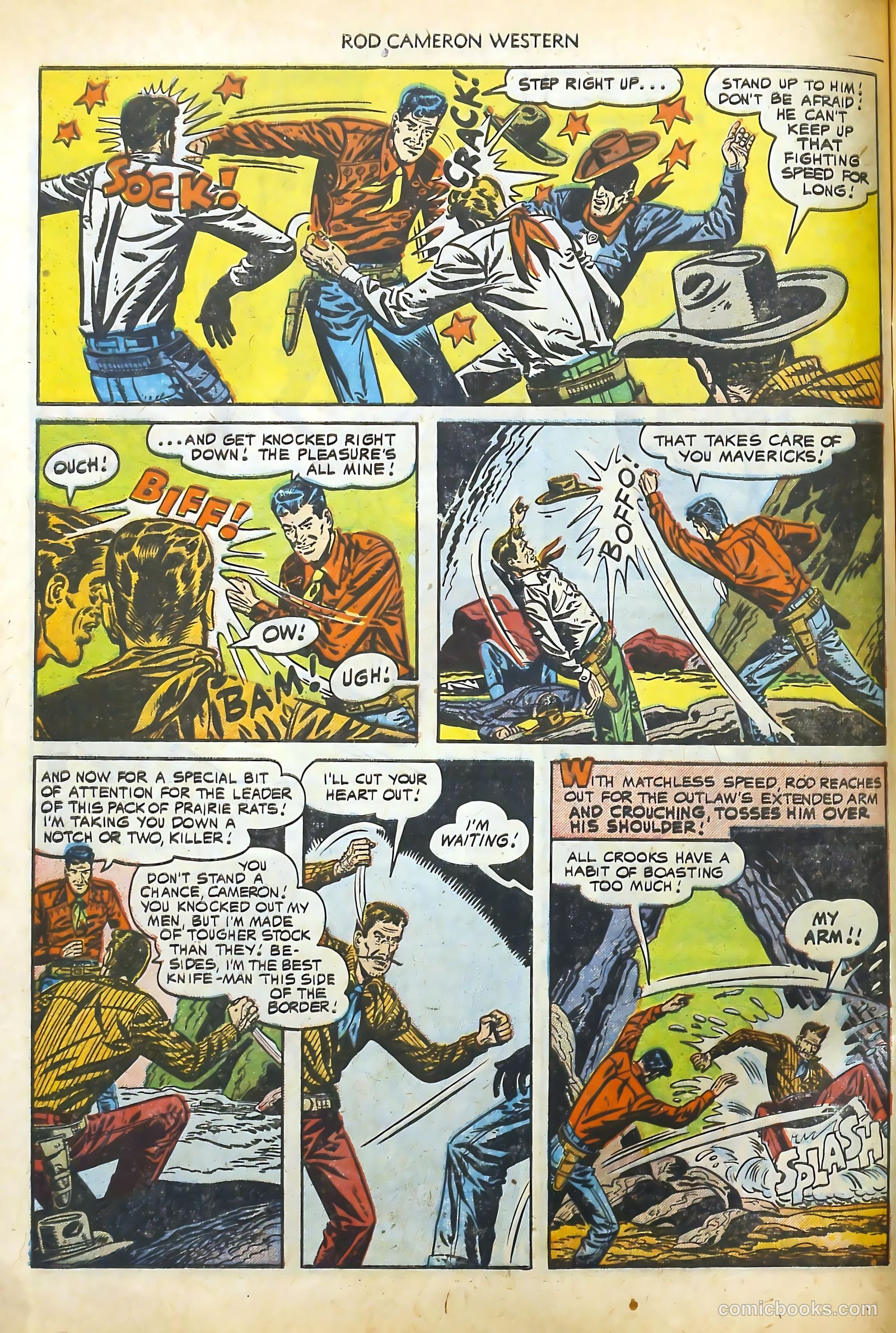 Rod Cameron Western #13 (1952) — page 32 of 36