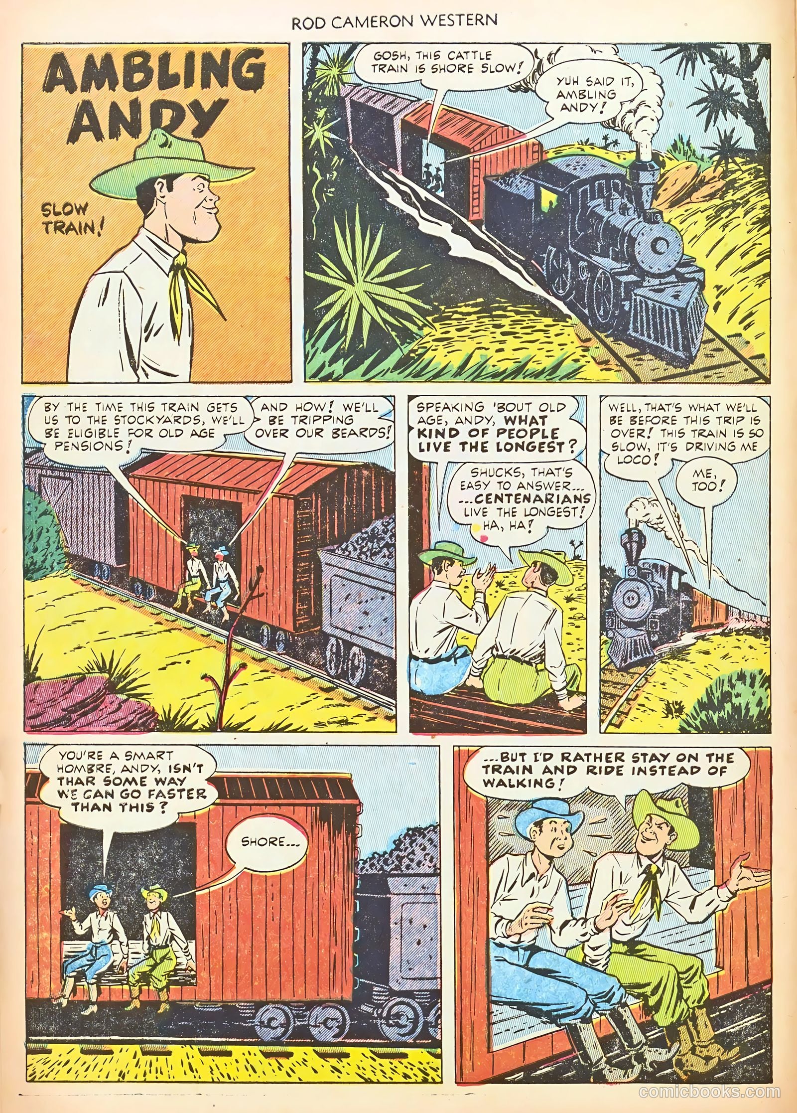 Rod Cameron Western #14 (1952) — page 10 of 36