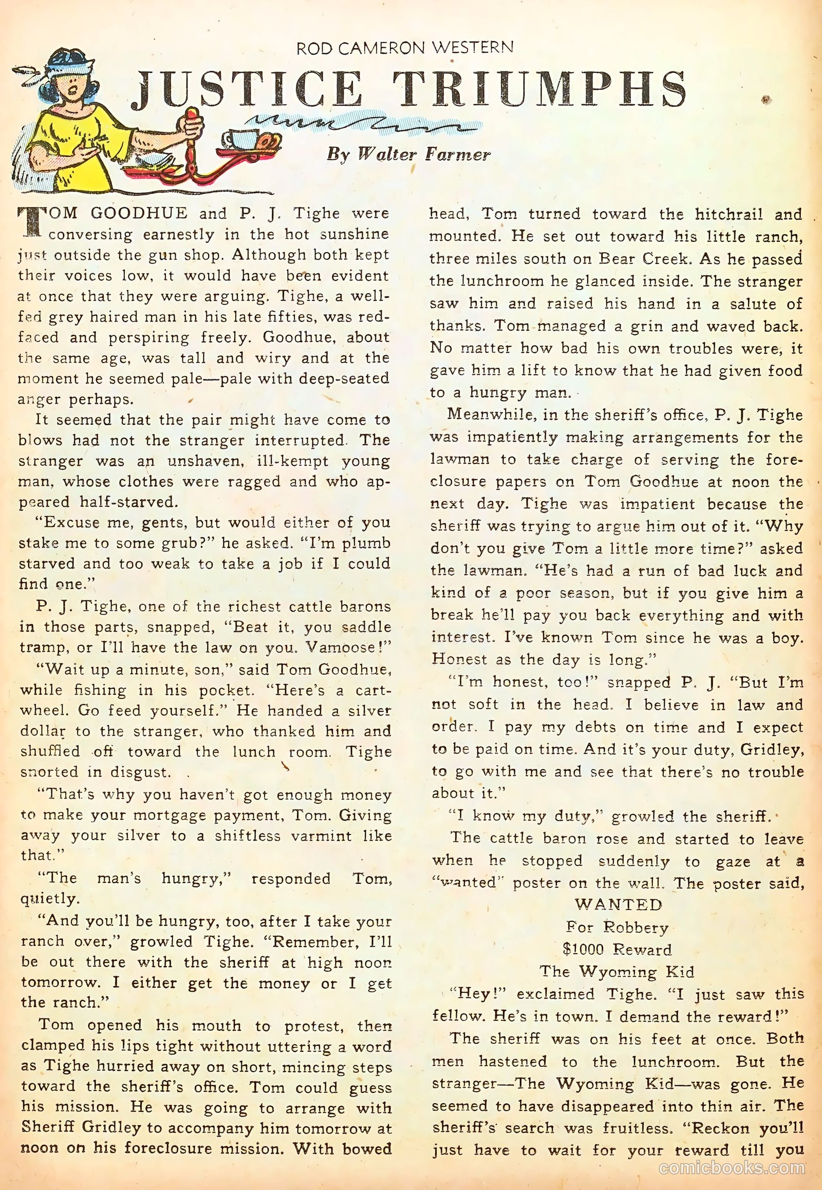Rod Cameron Western #14 (1952) — page 12 of 36