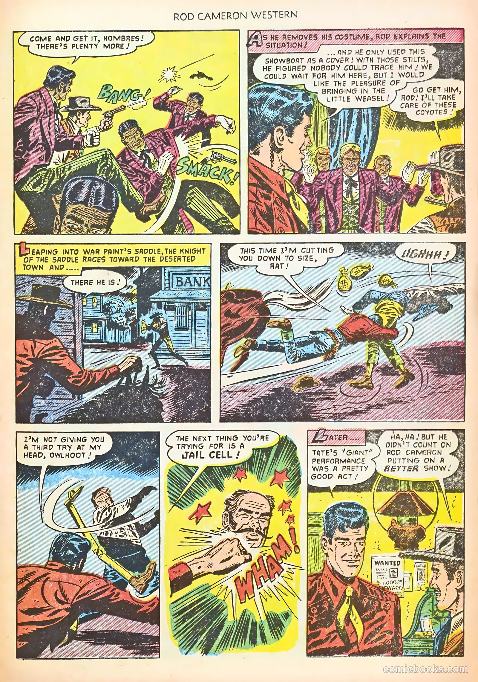 Rod Cameron Western #14 (1952) — page 19 of 36