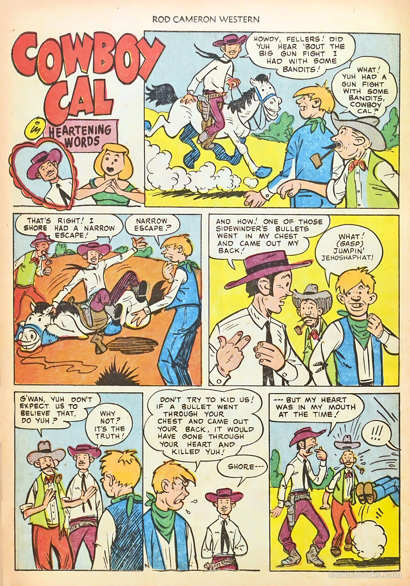 Rod Cameron Western #14 (1952) — page 20 of 36