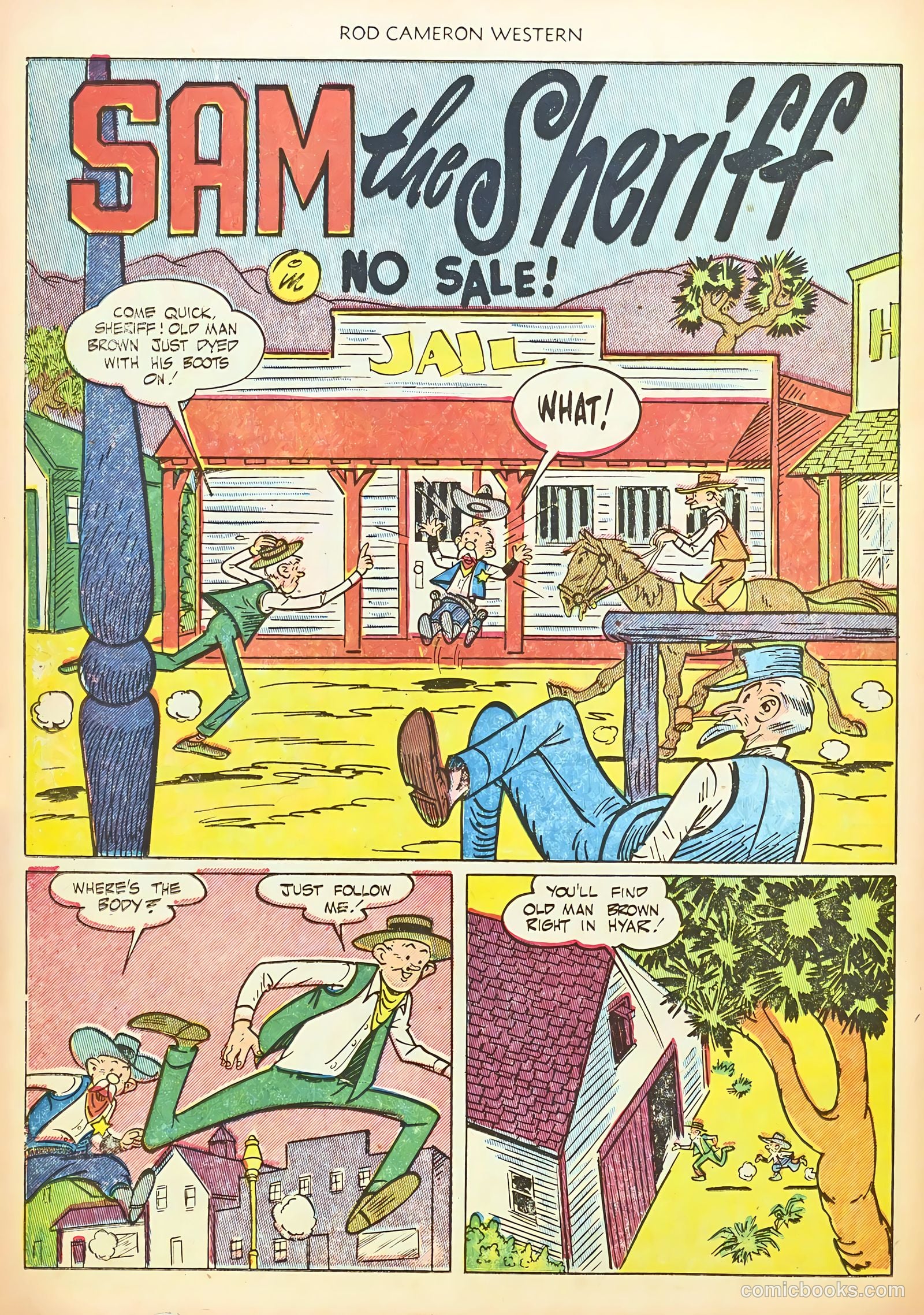 Rod Cameron Western #14 (1952) — page 22 of 36