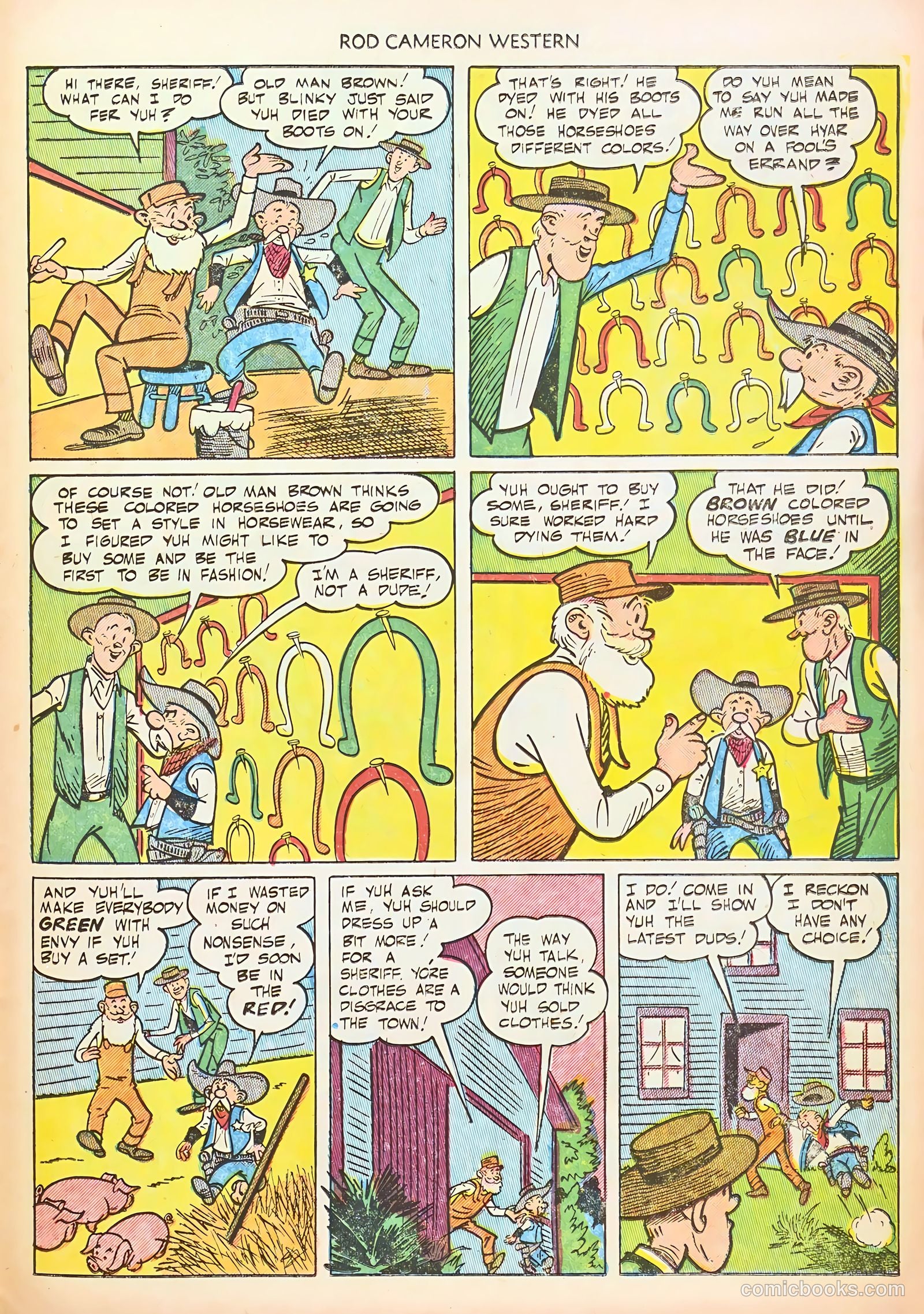 Rod Cameron Western #14 (1952) — page 23 of 36