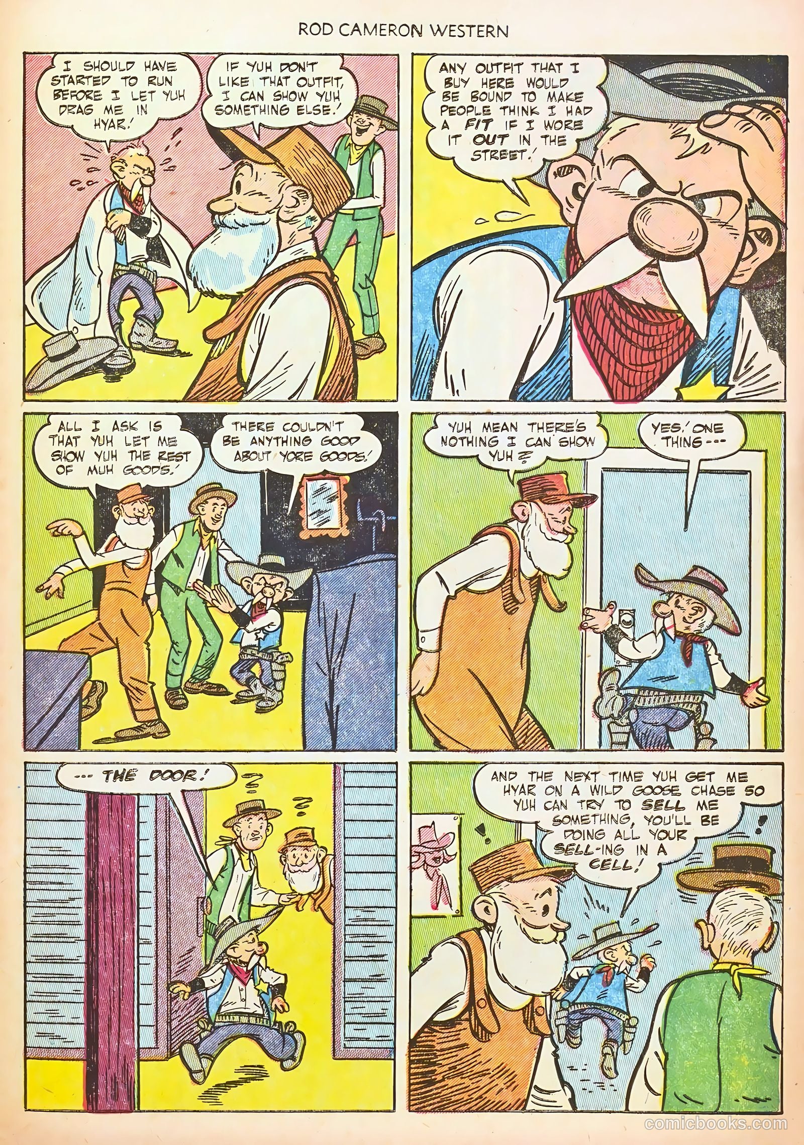 Rod Cameron Western #14 (1952) — page 25 of 36