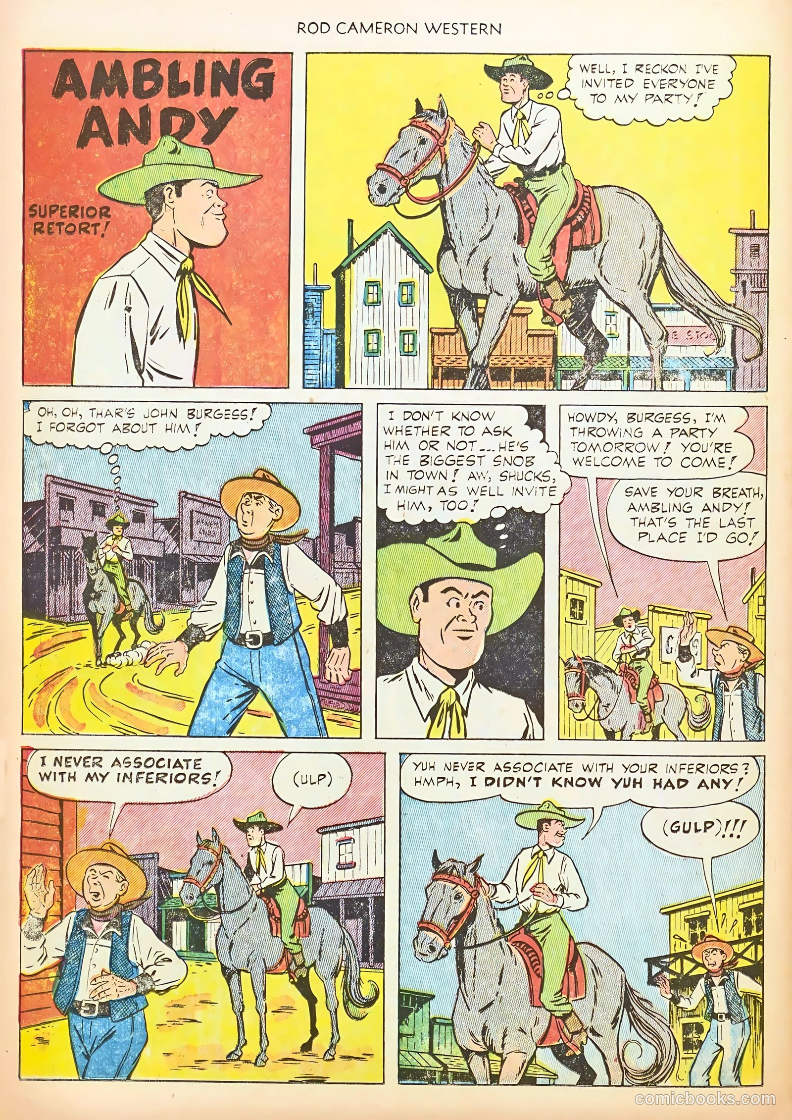 Rod Cameron Western #14 (1952) — page 26 of 36