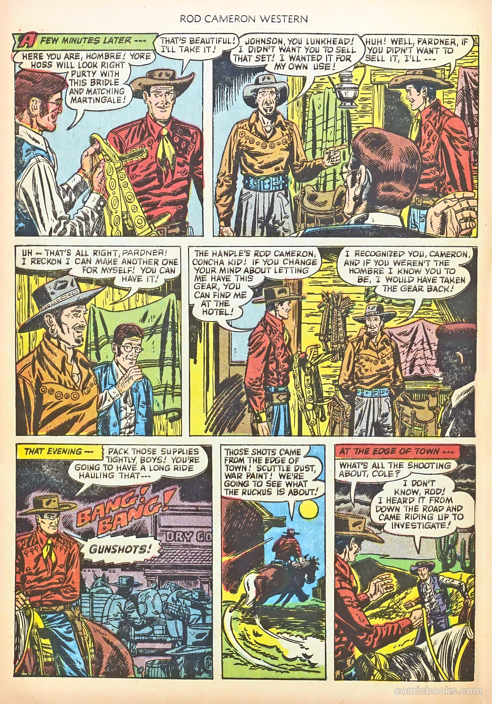 Rod Cameron Western #14 (1952) — page 28 of 36