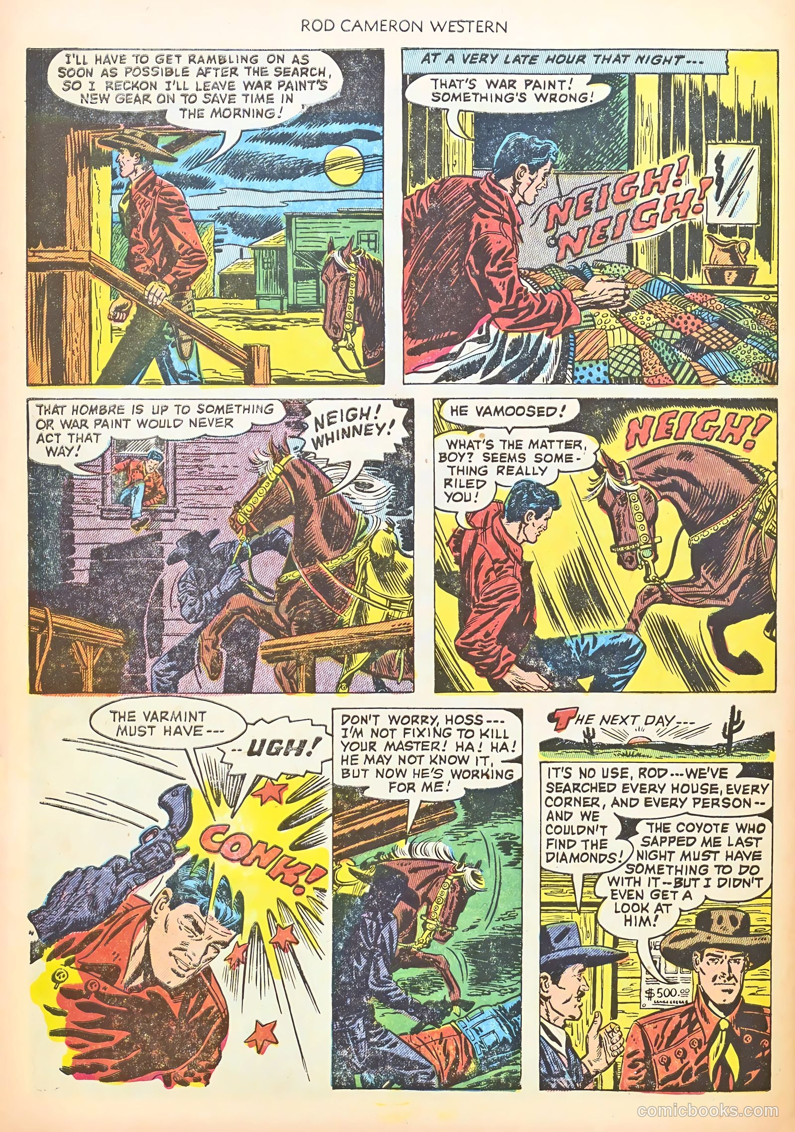 Rod Cameron Western #14 (1952) — page 30 of 36