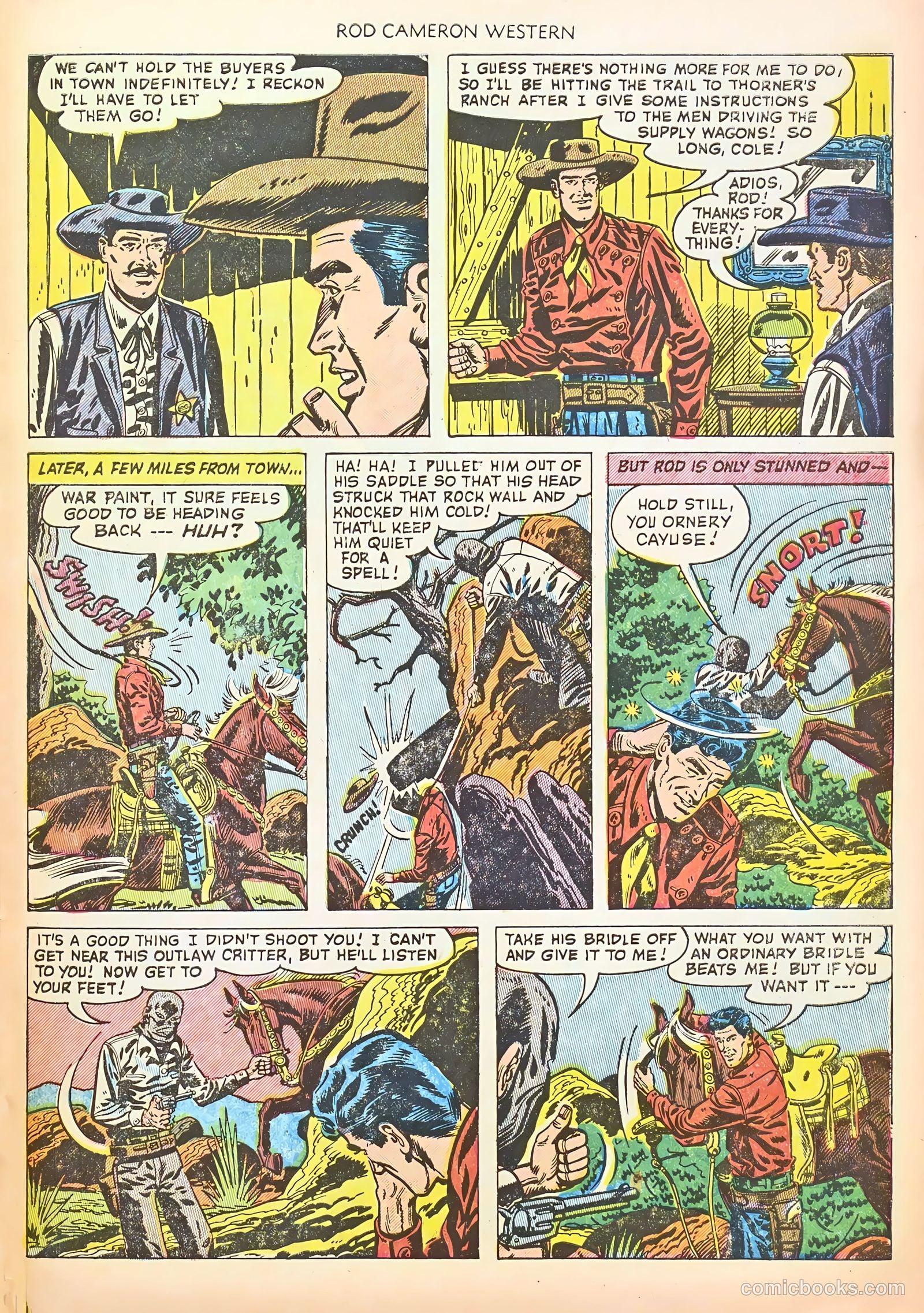 Rod Cameron Western #14 (1952) — page 31 of 36