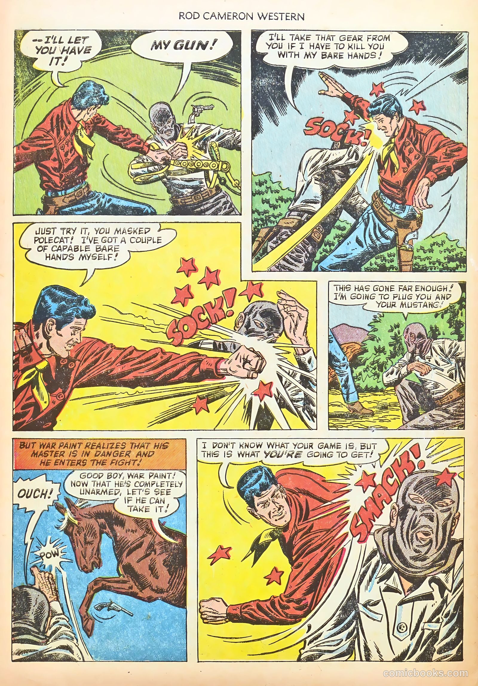 Rod Cameron Western #14 (1952) — page 32 of 36