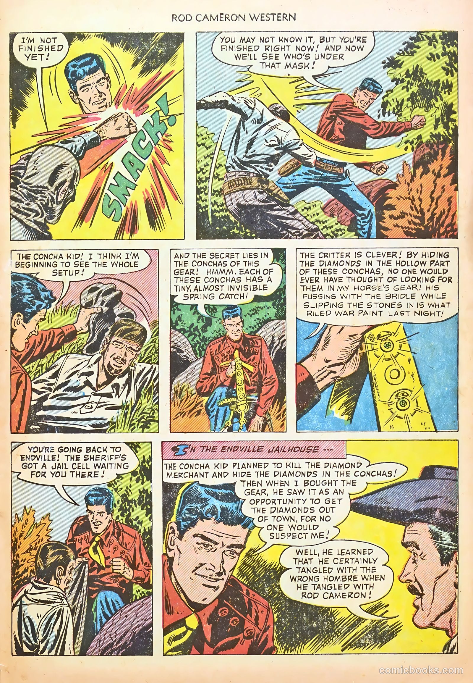 Rod Cameron Western #14 (1952) — page 33 of 36
