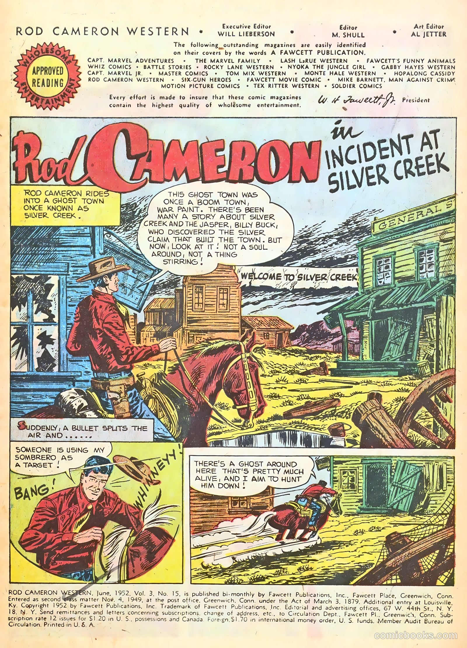 Rod Cameron Western #15 (1952) — page 3 of 36