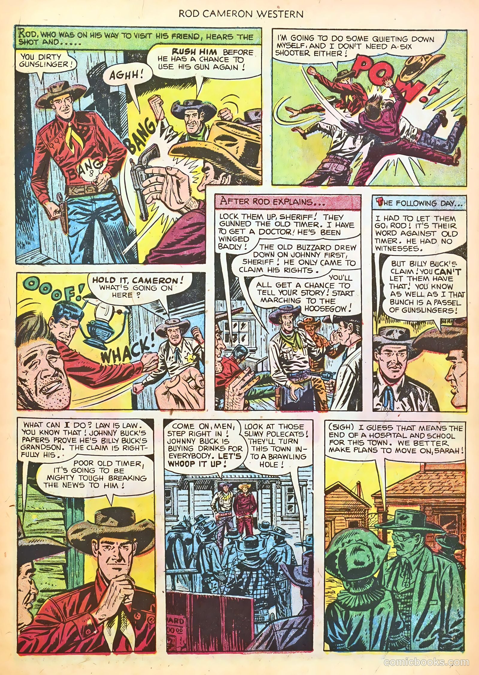Rod Cameron Western #15 (1952) — page 7 of 36