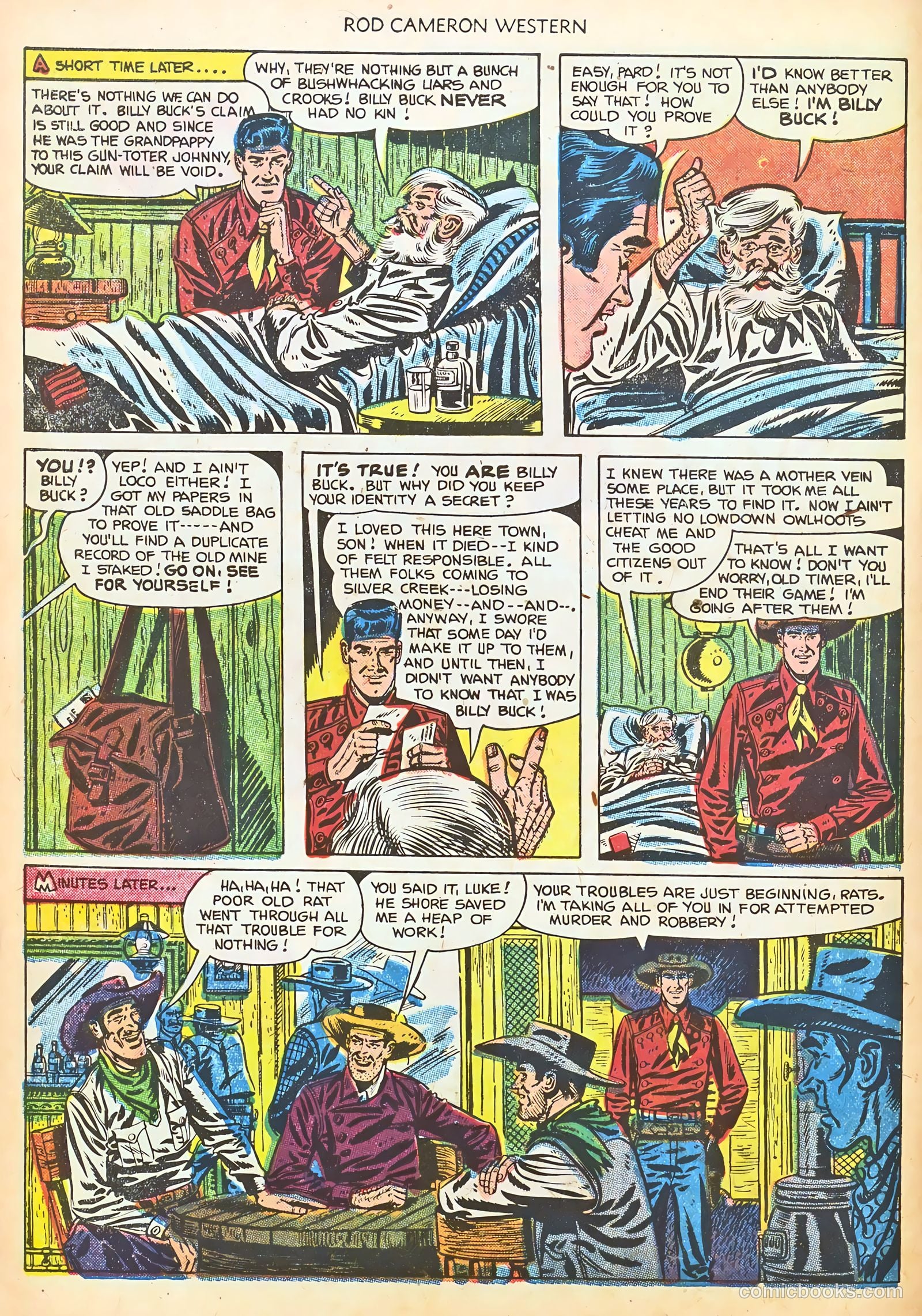 Rod Cameron Western #15 (1952) — page 8 of 36