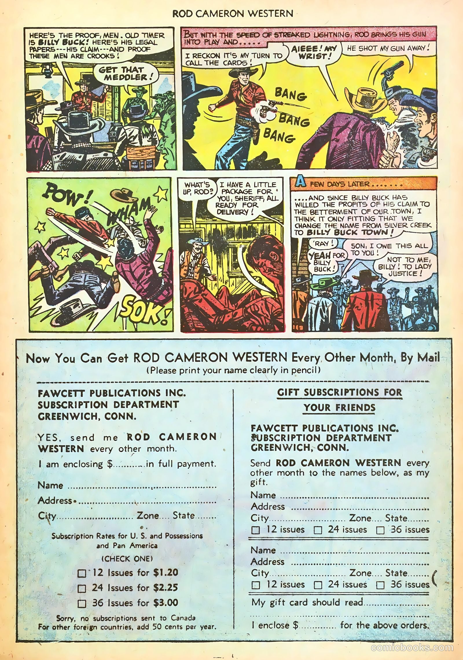 Rod Cameron Western #15 (1952) — page 9 of 36