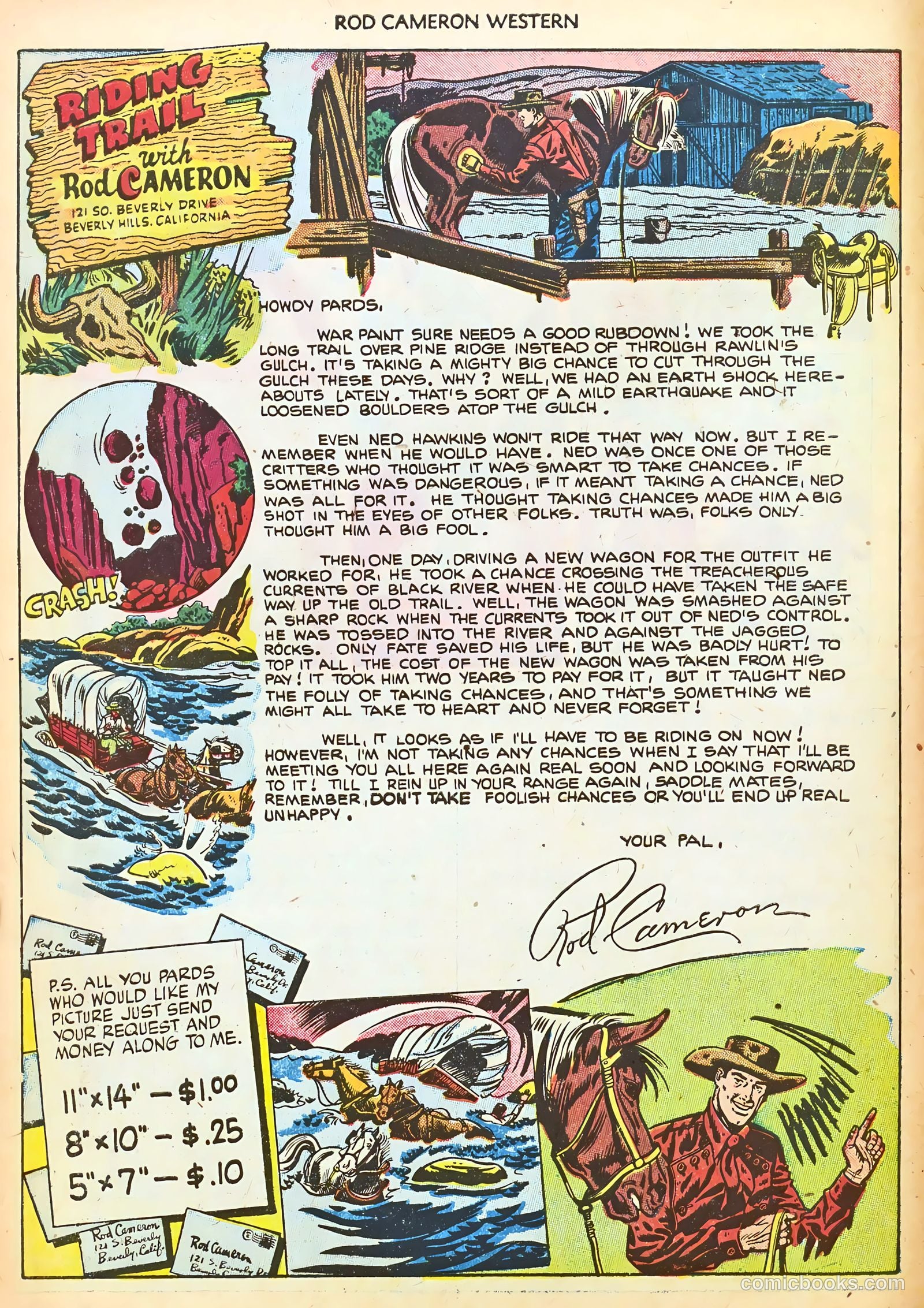 Rod Cameron Western #15 (1952) — page 10 of 36
