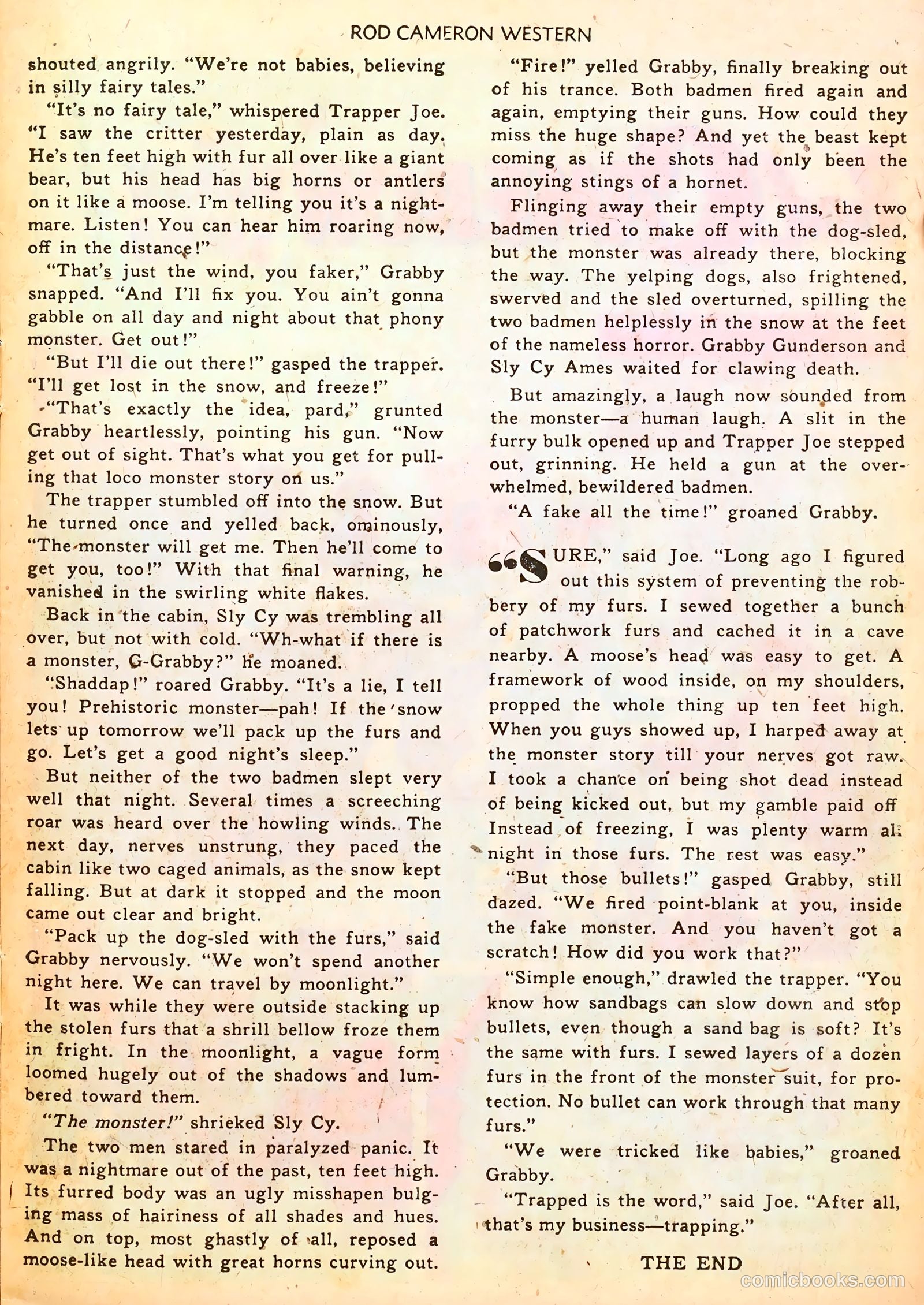 Rod Cameron Western #15 (1952) — page 13 of 36