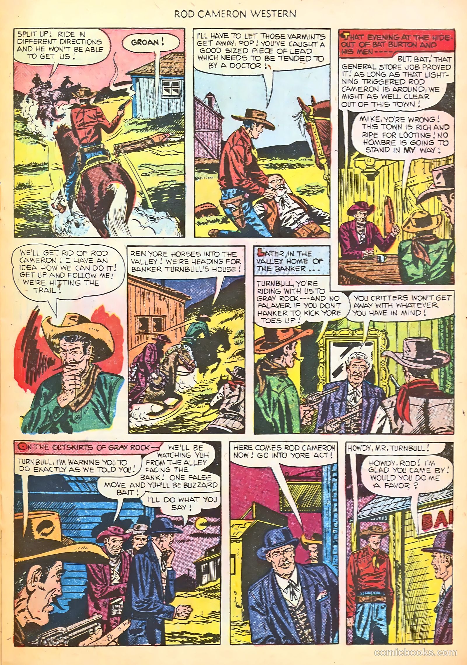 Rod Cameron Western #15 (1952) — page 15 of 36
