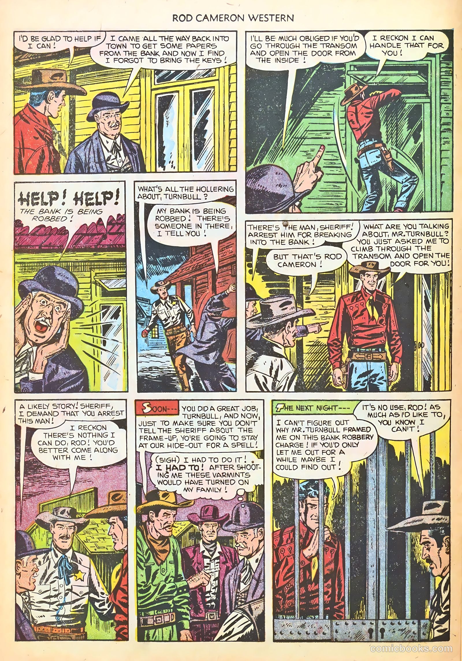 Rod Cameron Western #15 (1952) — page 16 of 36