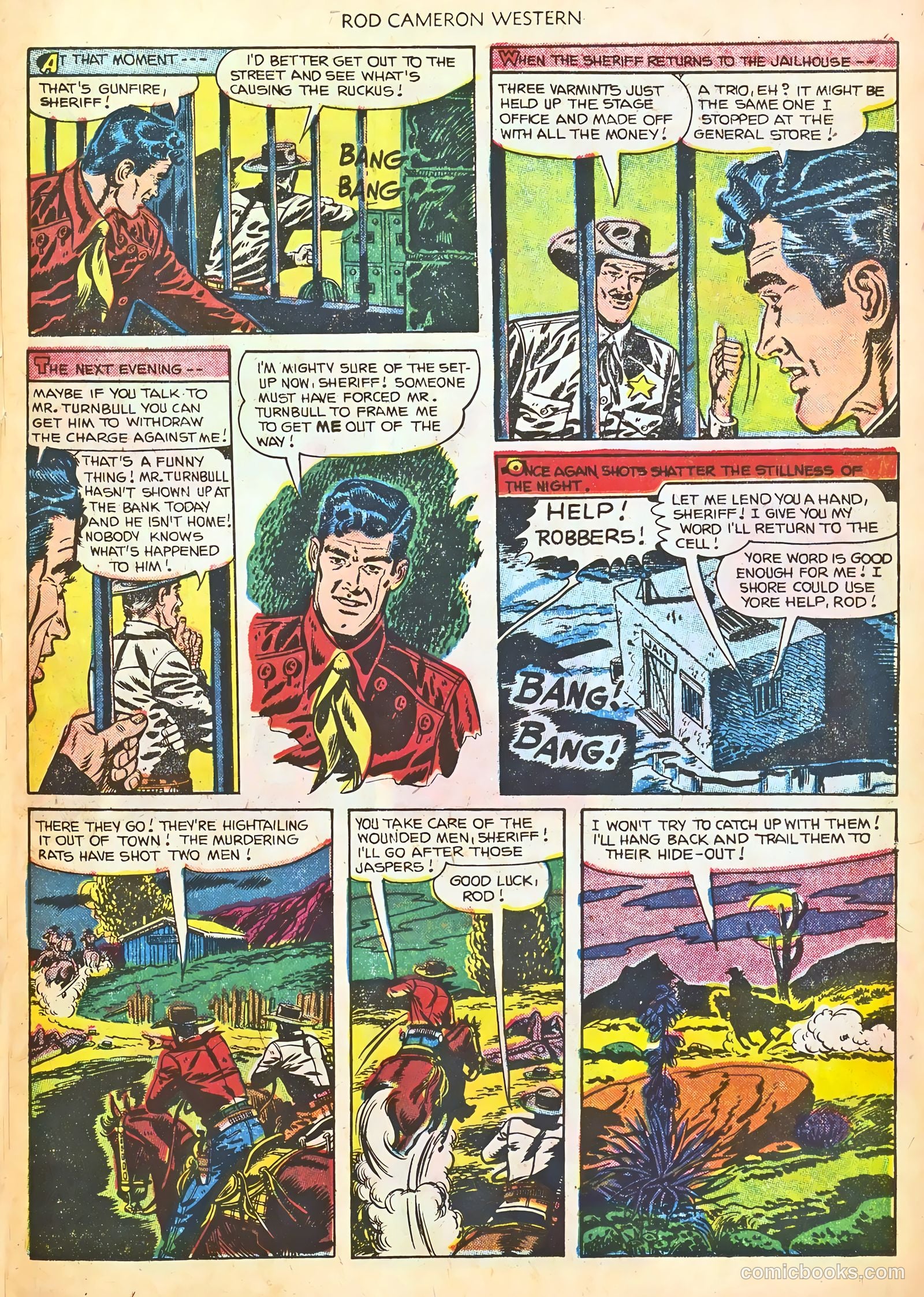Rod Cameron Western #15 (1952) — page 17 of 36