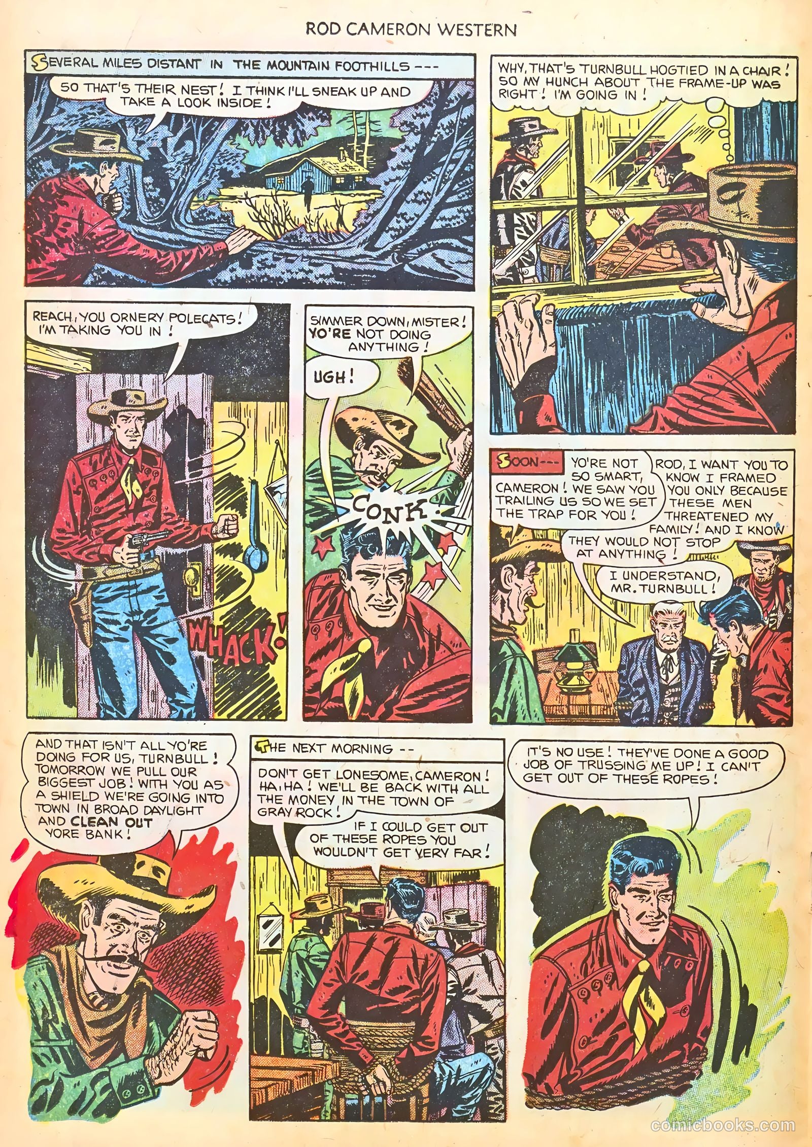 Rod Cameron Western #15 (1952) — page 18 of 36