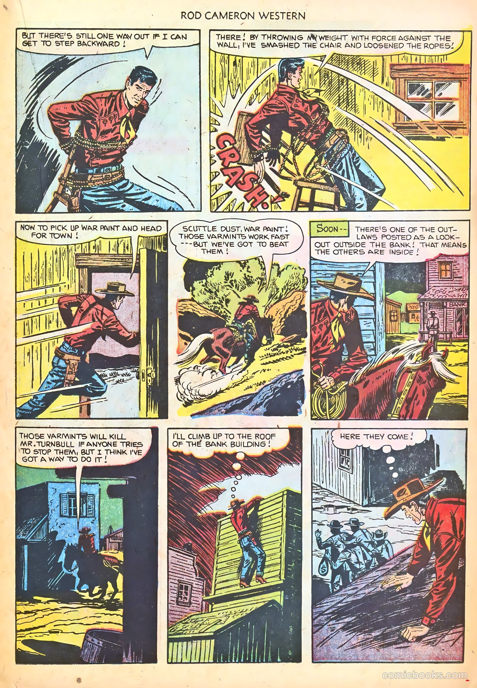 Rod Cameron Western #15 (1952) — page 19 of 36