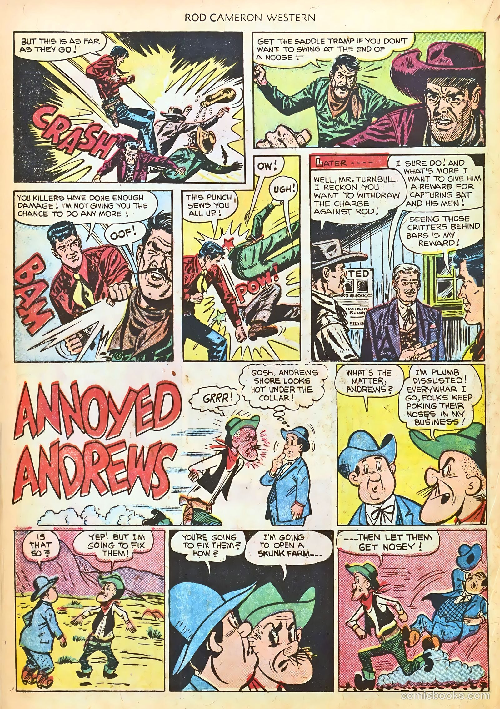 Rod Cameron Western #15 (1952) — page 20 of 36
