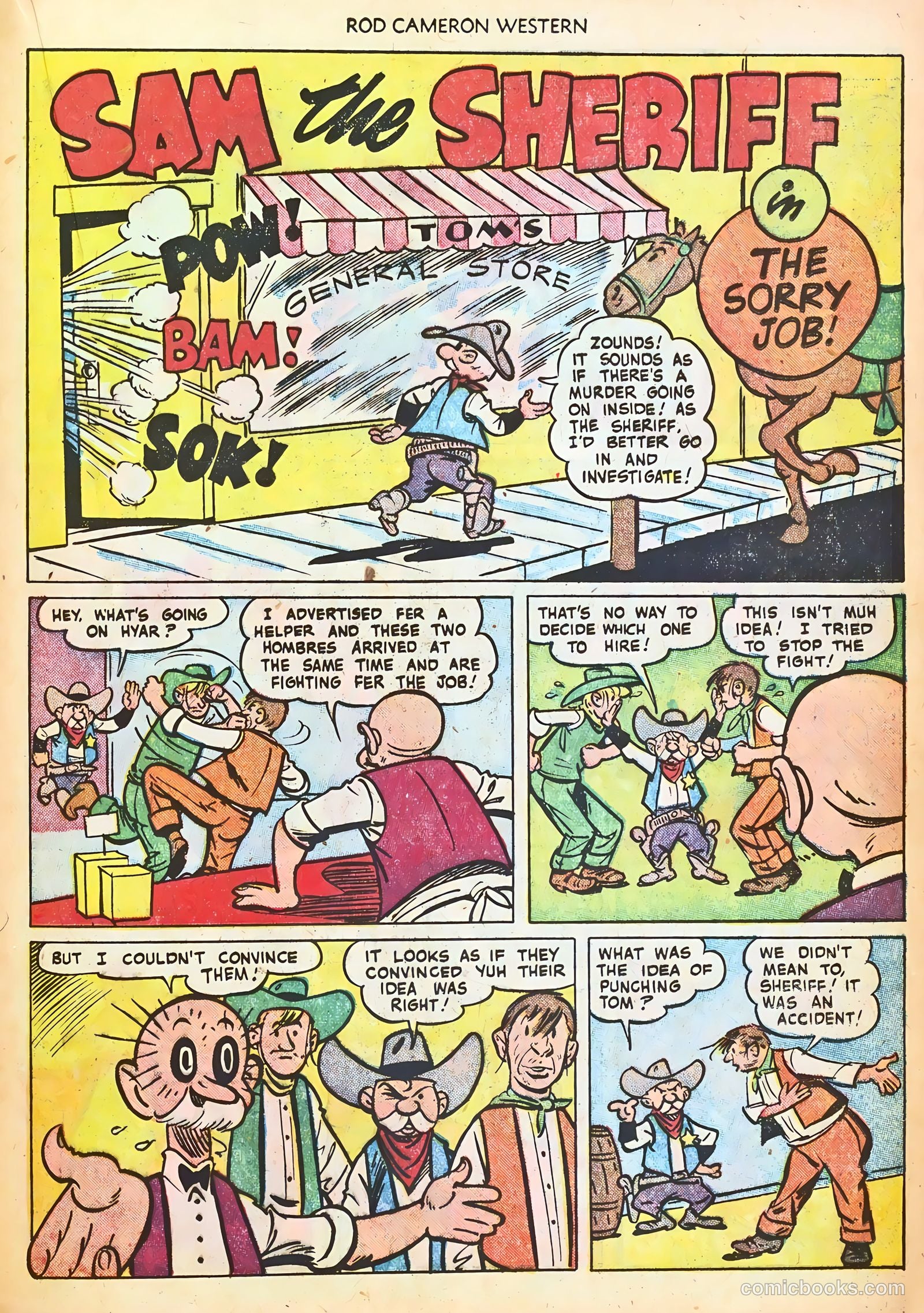Rod Cameron Western #15 (1952) — page 21 of 36