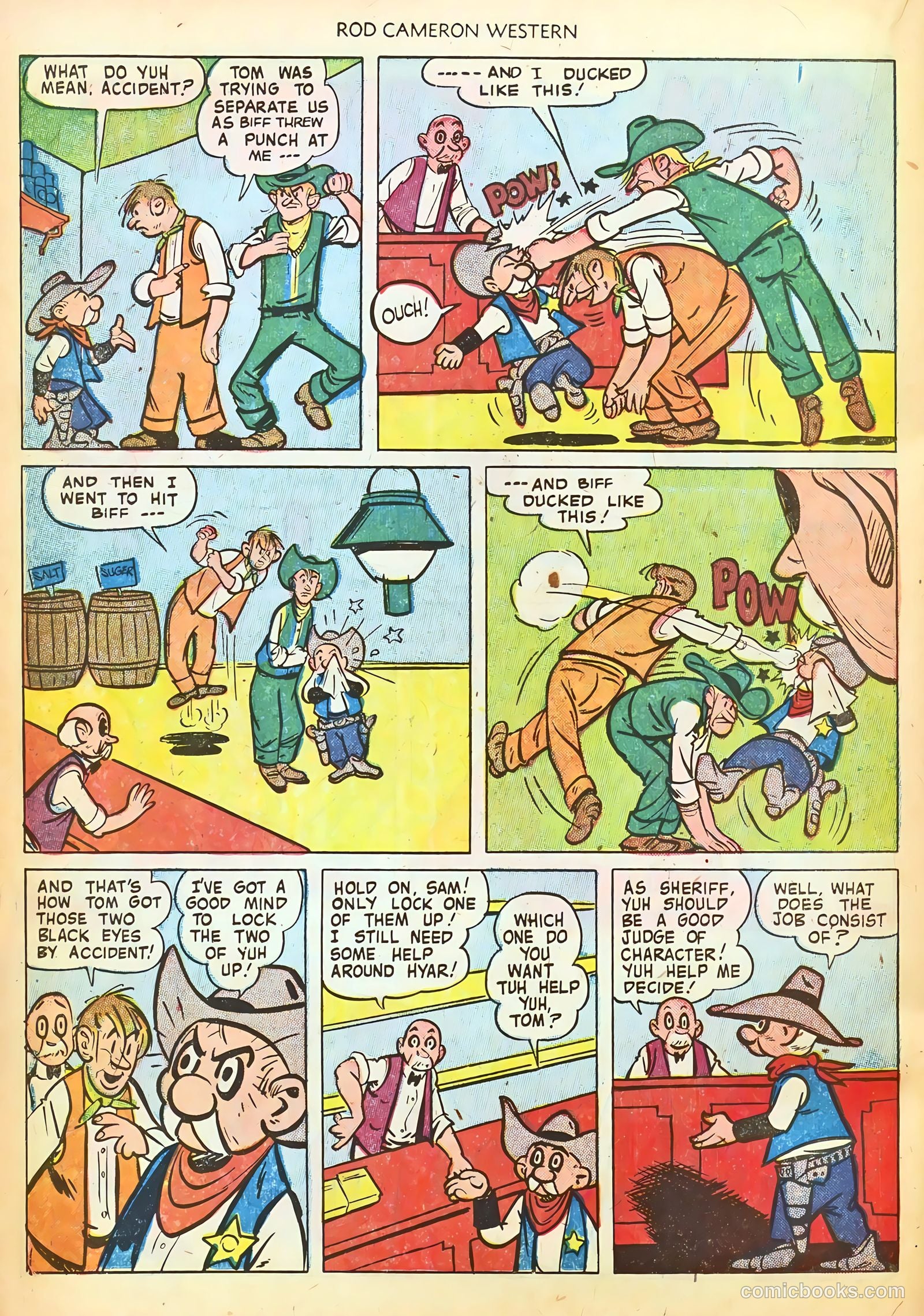 Rod Cameron Western #15 (1952) — page 22 of 36