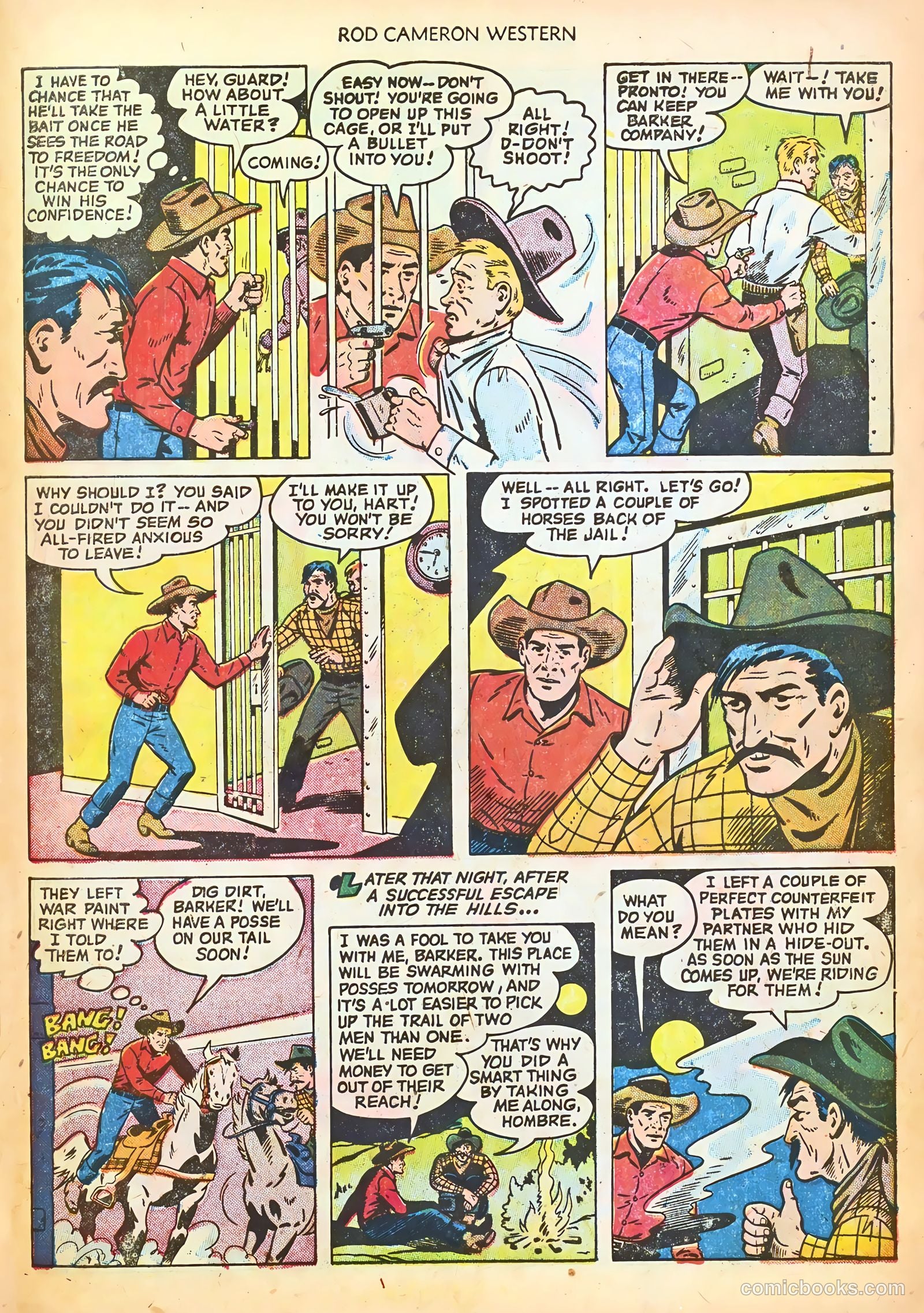 Rod Cameron Western #15 (1952) — page 27 of 36
