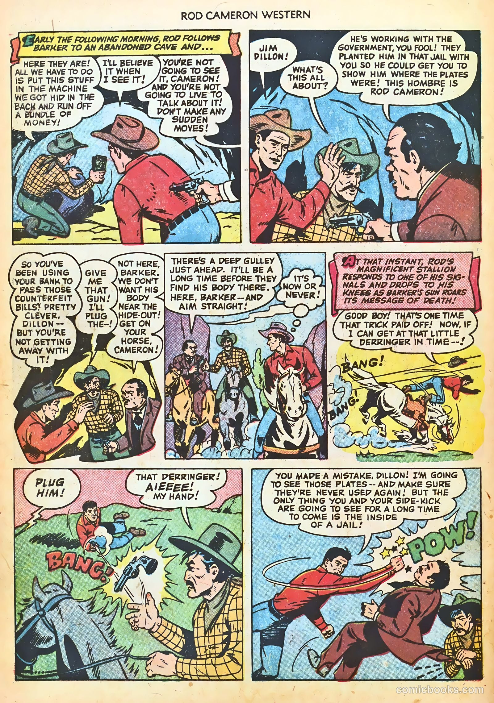 Rod Cameron Western #15 (1952) — page 28 of 36