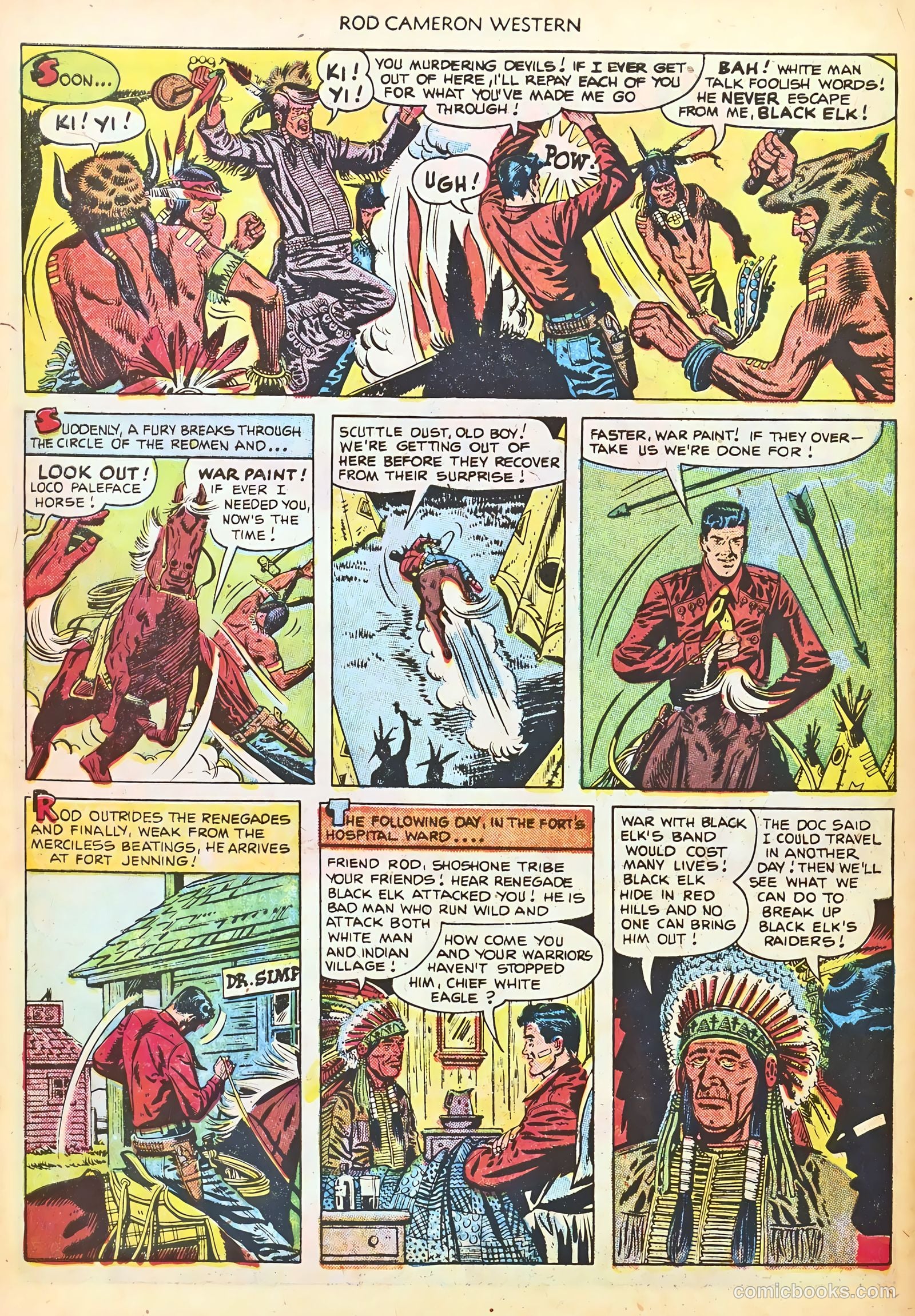 Rod Cameron Western #15 (1952) — page 30 of 36
