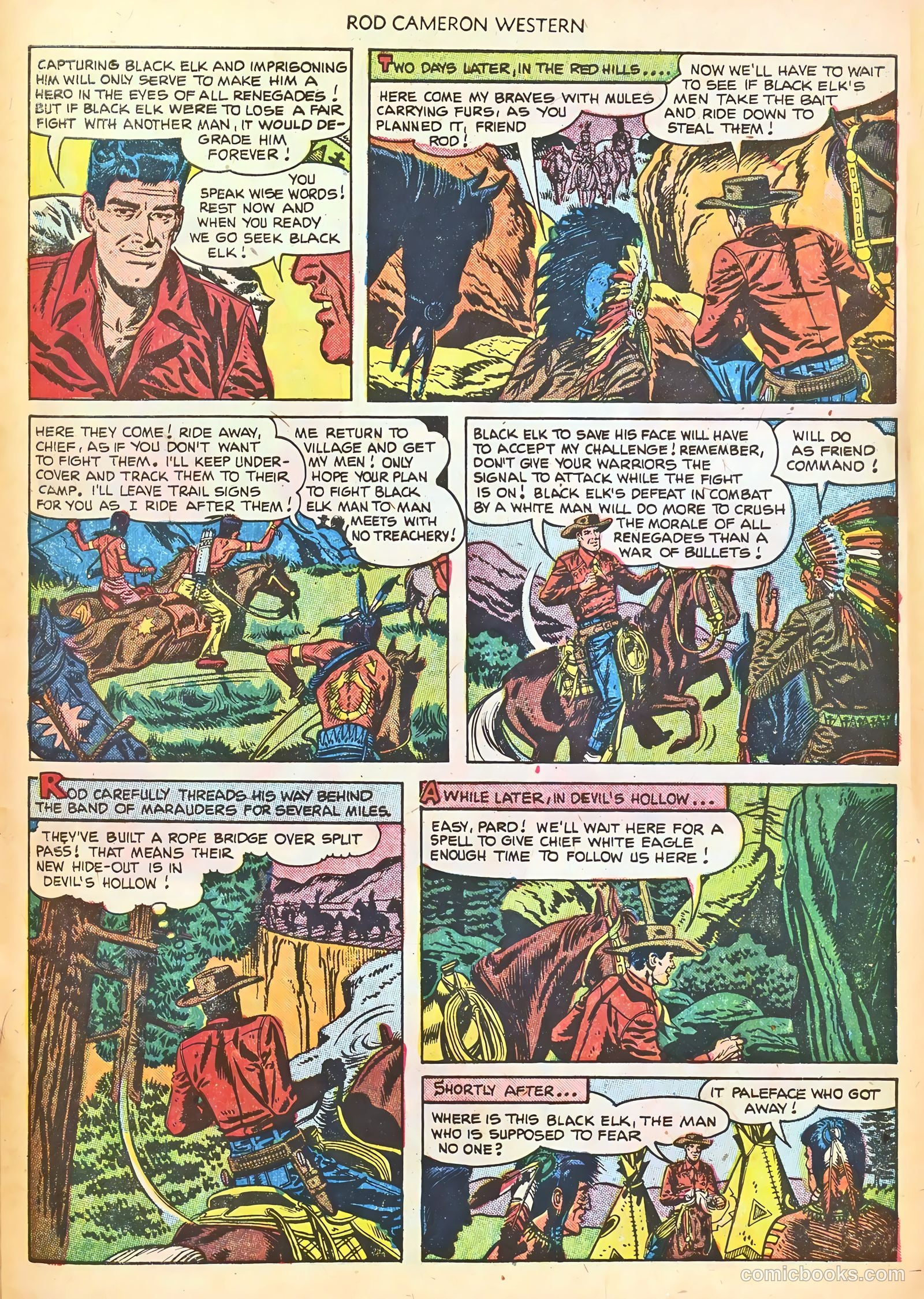 Rod Cameron Western #15 (1952) — page 31 of 36
