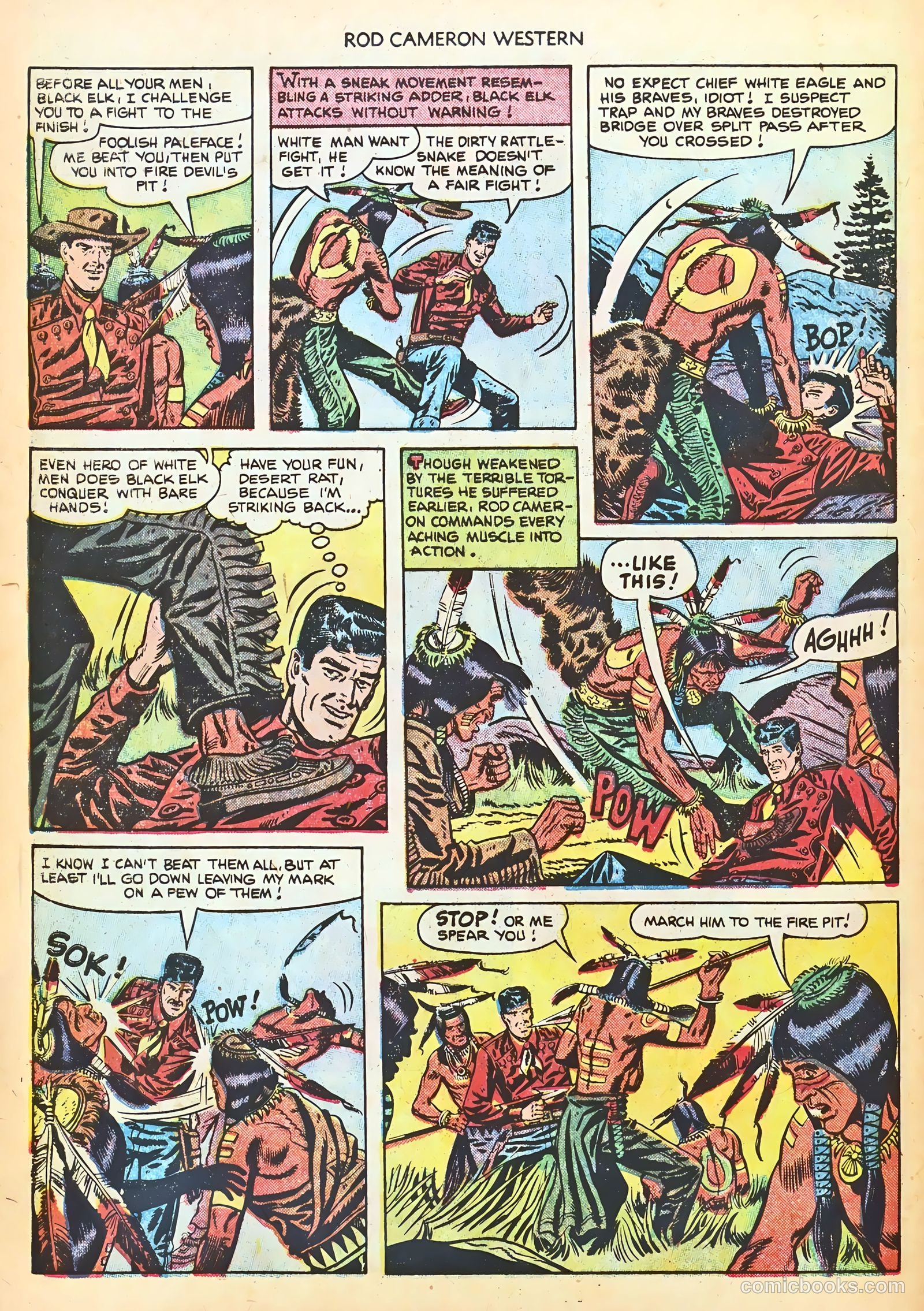 Rod Cameron Western #15 (1952) — page 32 of 36