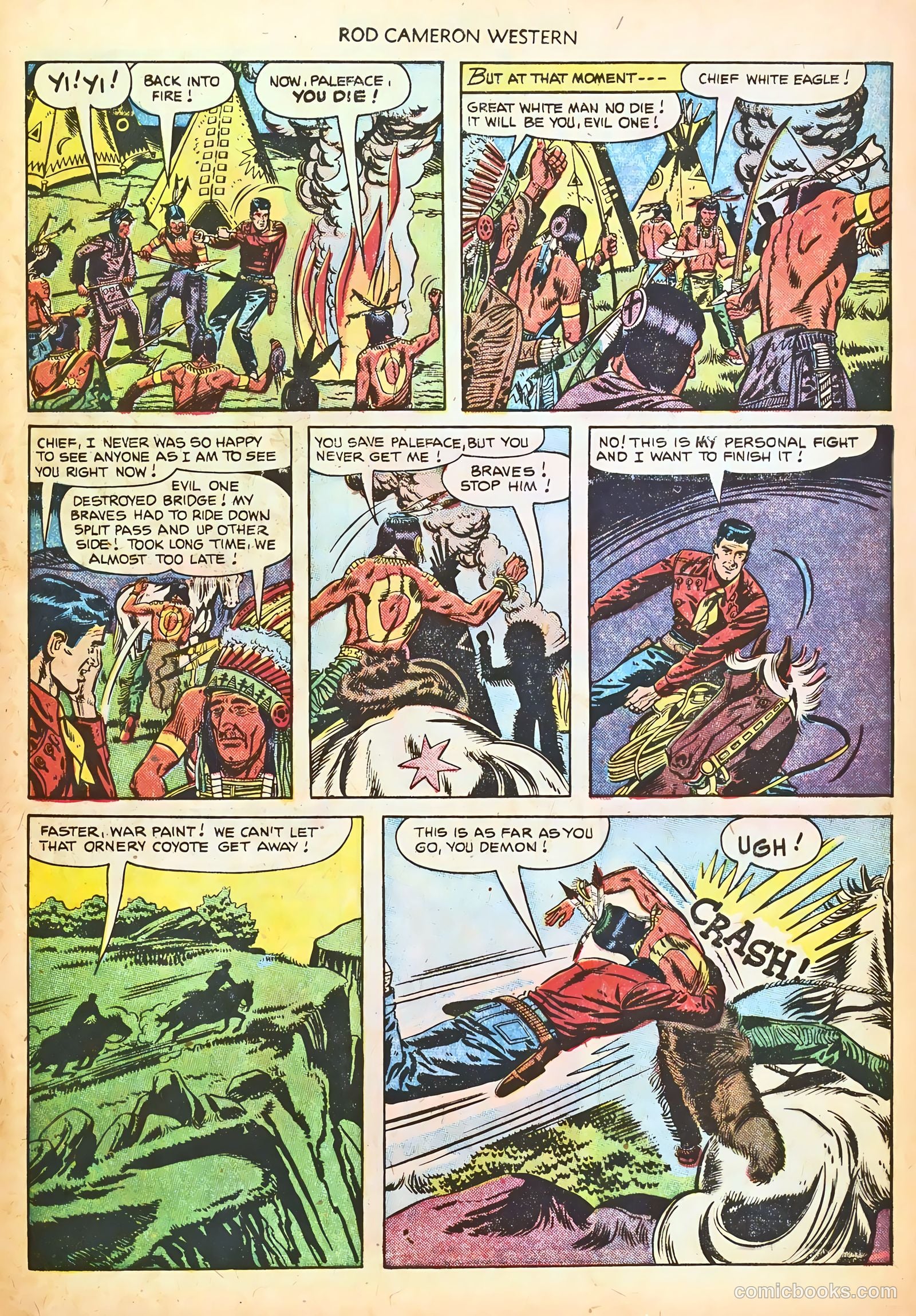 Rod Cameron Western #15 (1952) — page 33 of 36