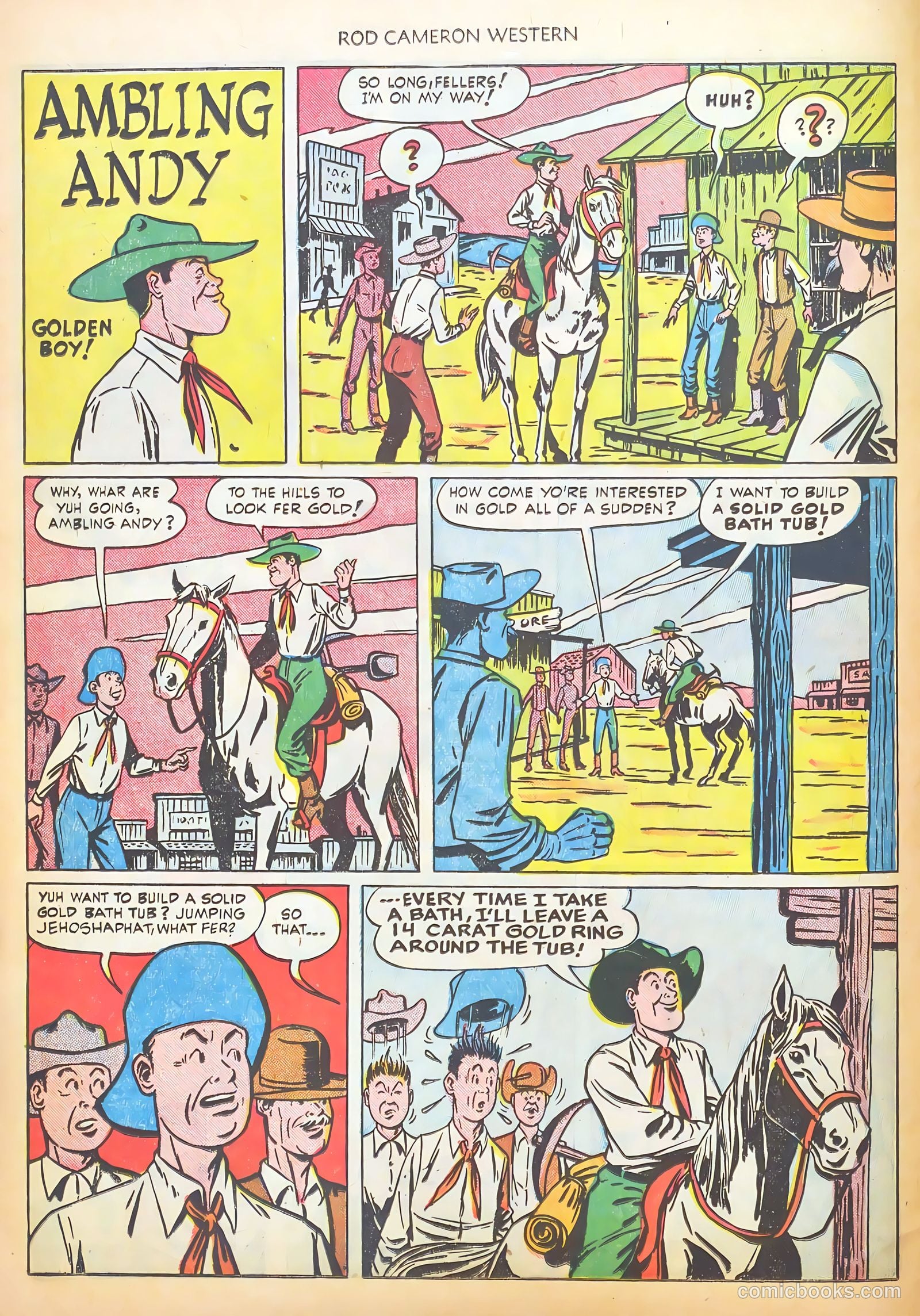 Rod Cameron Western #16 (1952) — page 12 of 36