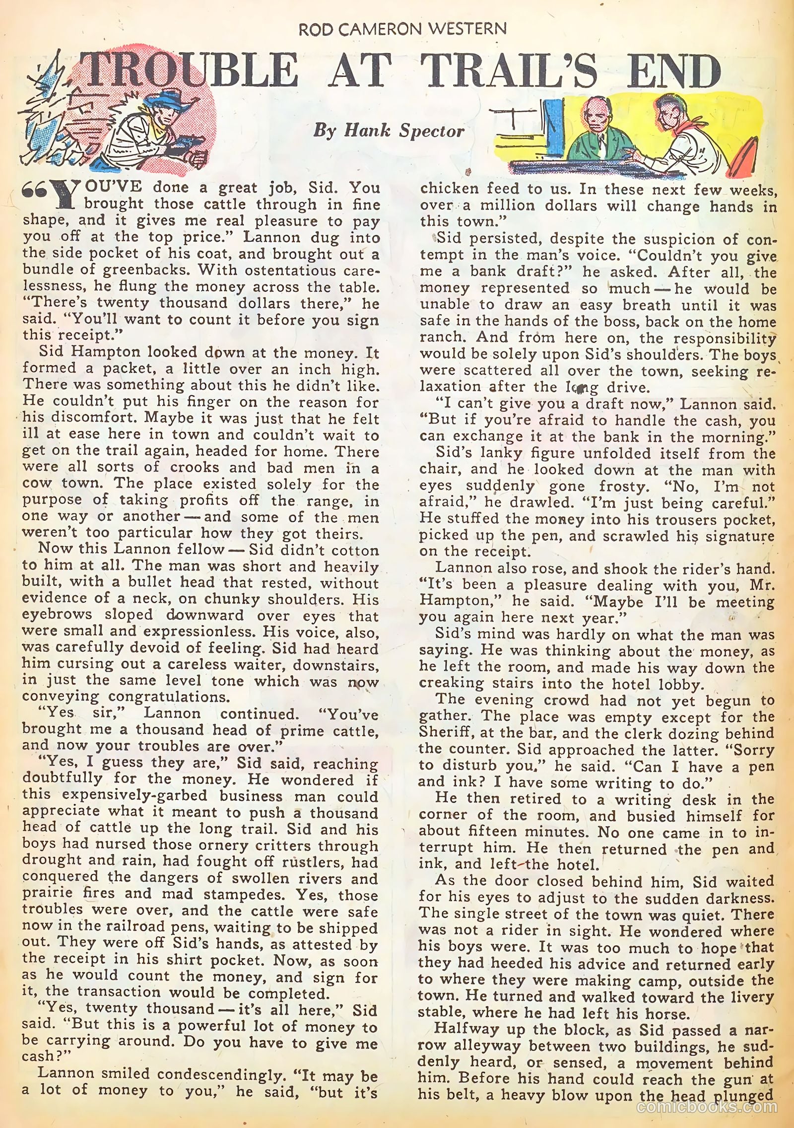 Rod Cameron Western #16 (1952) — page 14 of 36