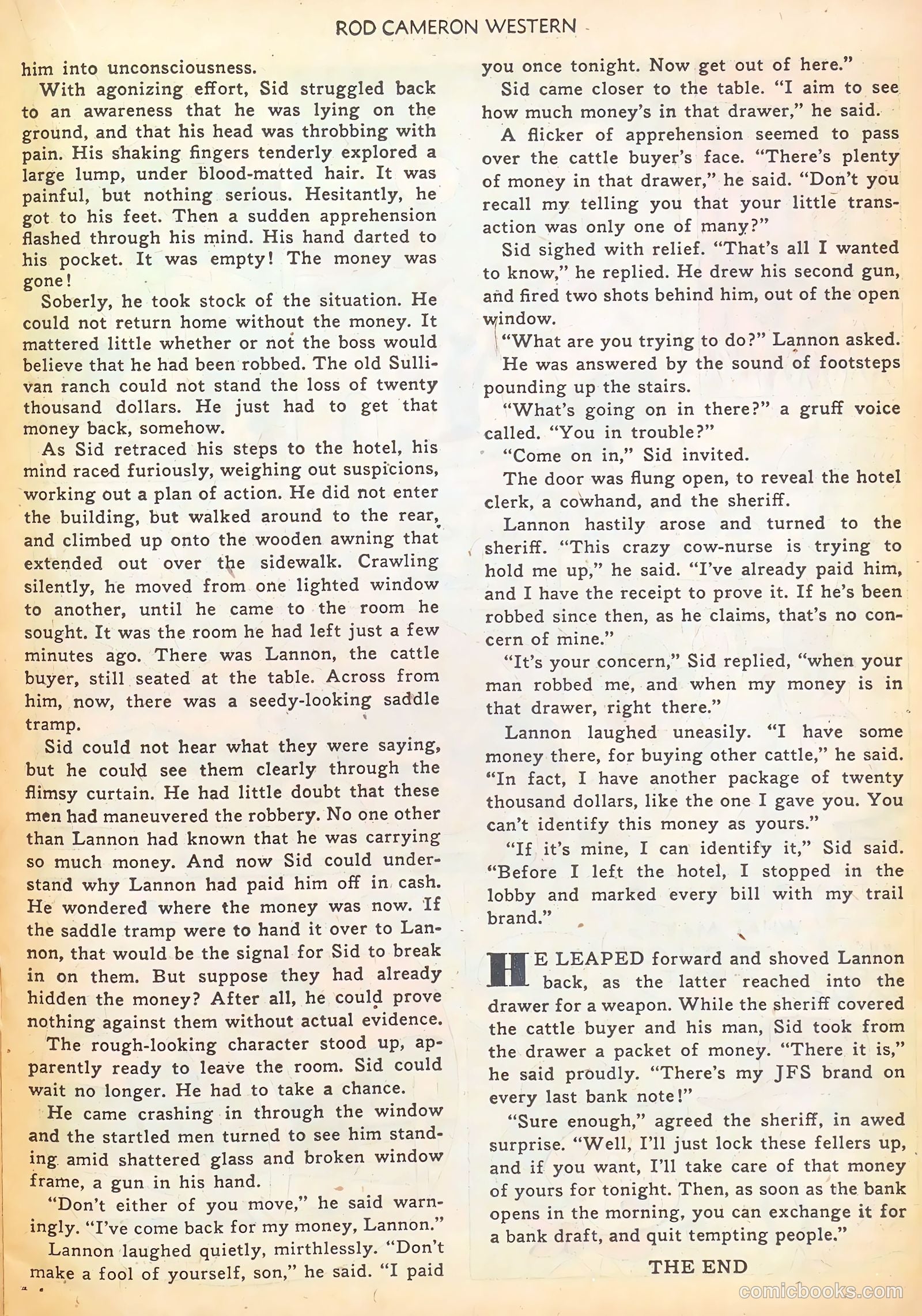 Rod Cameron Western #16 (1952) — page 15 of 36