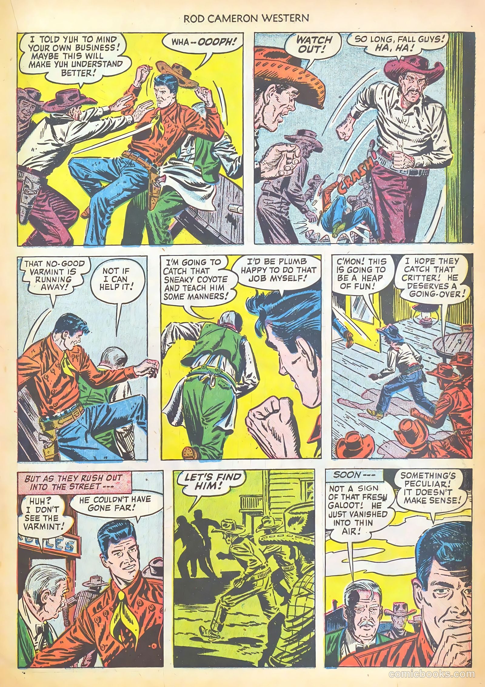 Rod Cameron Western #16 (1952) — page 19 of 36