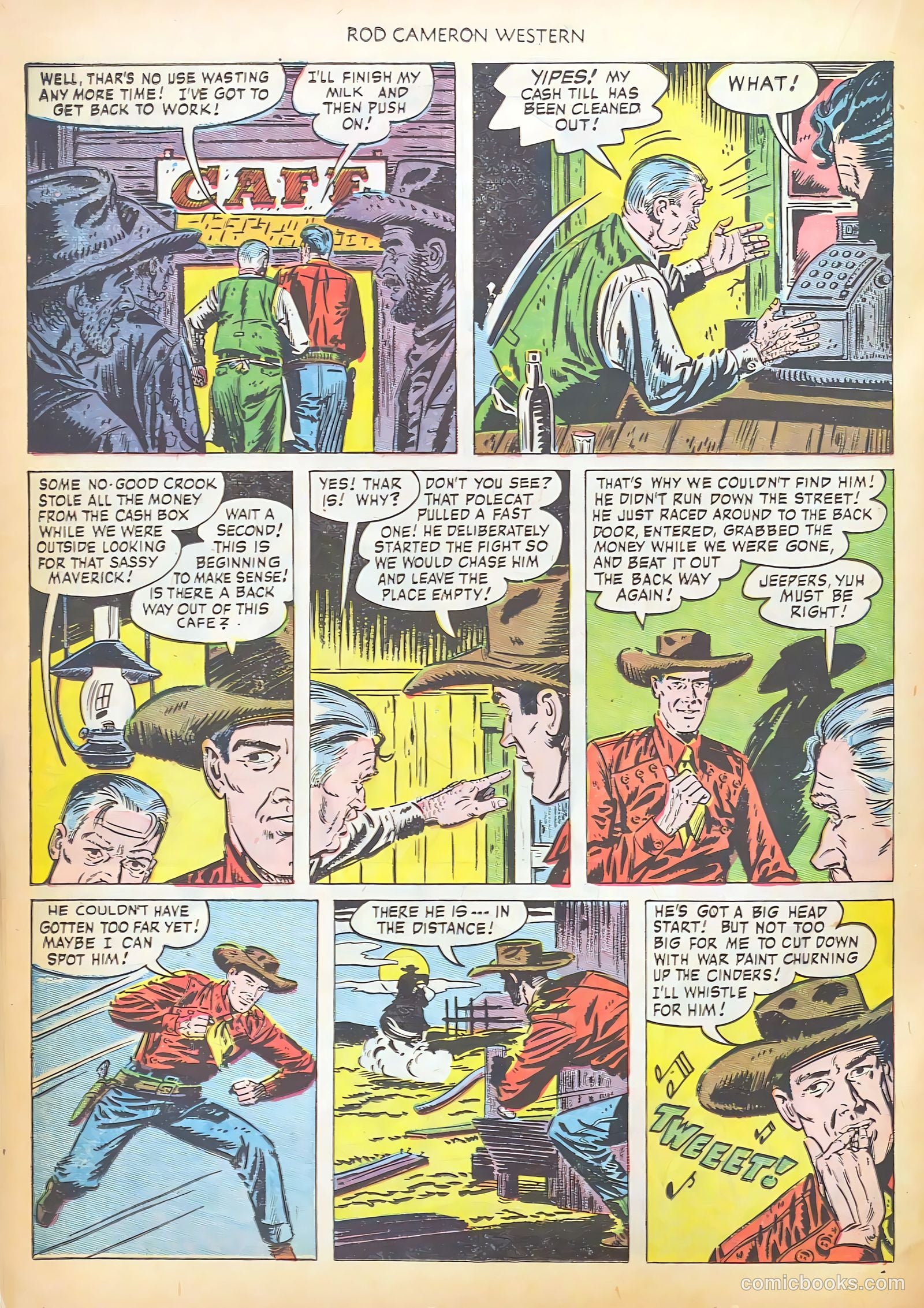 Rod Cameron Western #16 (1952) — page 20 of 36